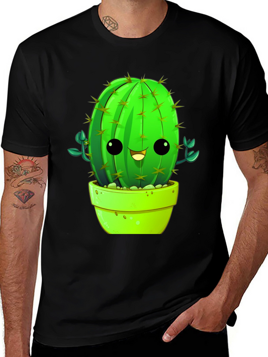 Cute Cartoon Cactus T-Shirt