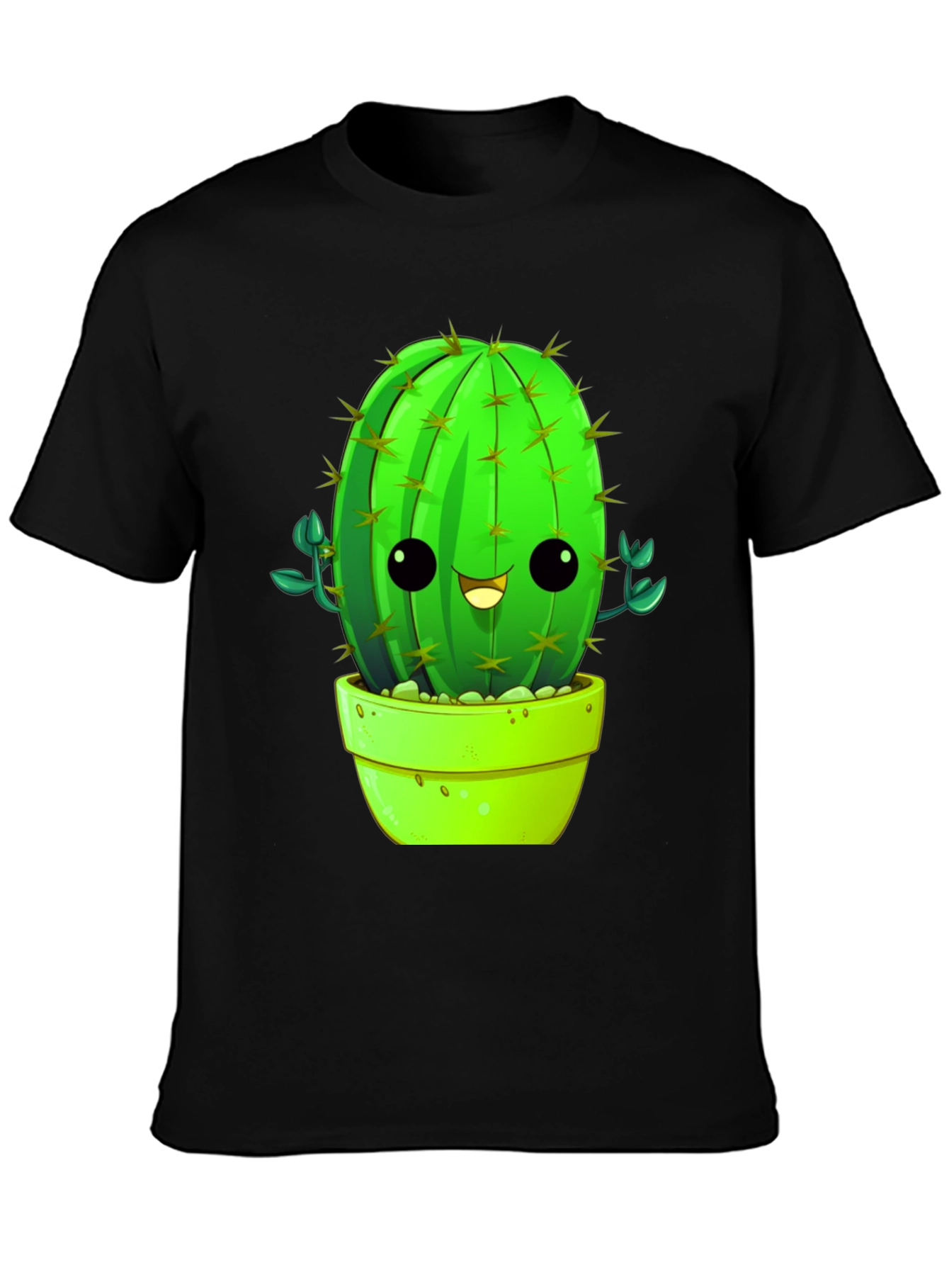 Cute Cartoon Cactus T-Shirt