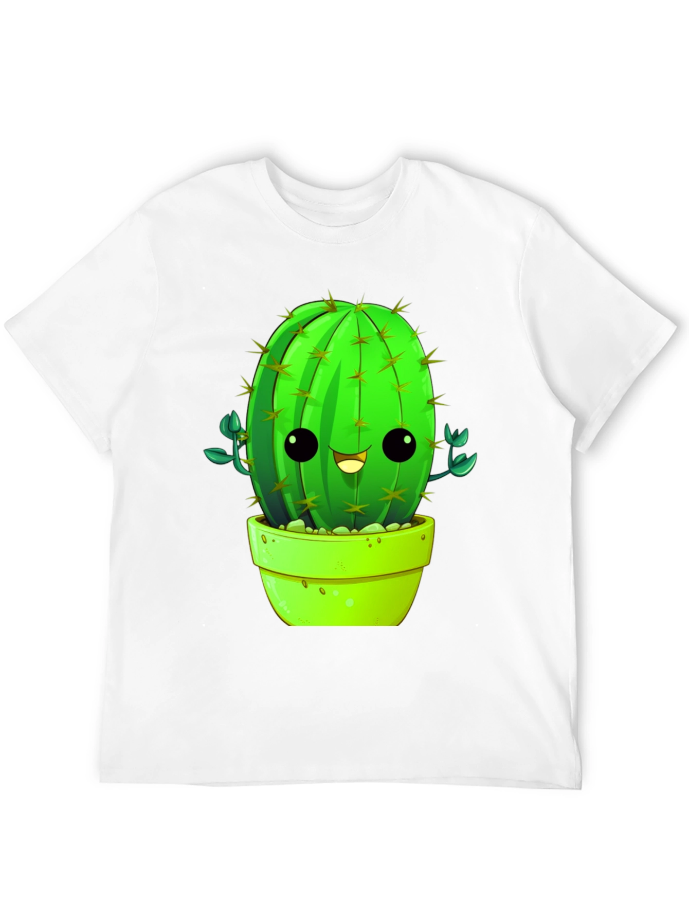 Cute Cartoon Cactus T-Shirt