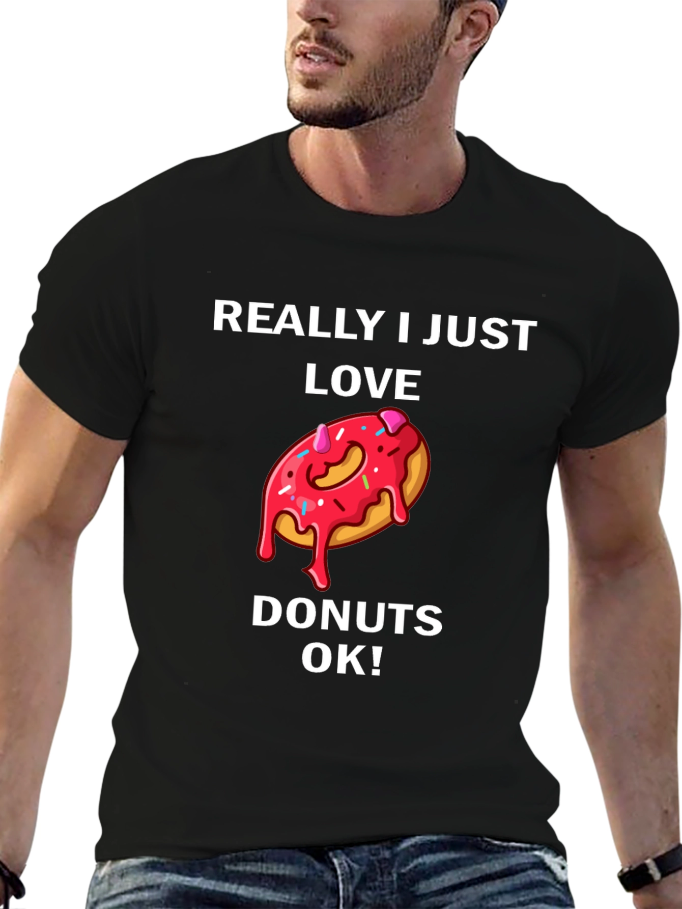 Donut Lover T-Shirt - Foodie Graphic Tee