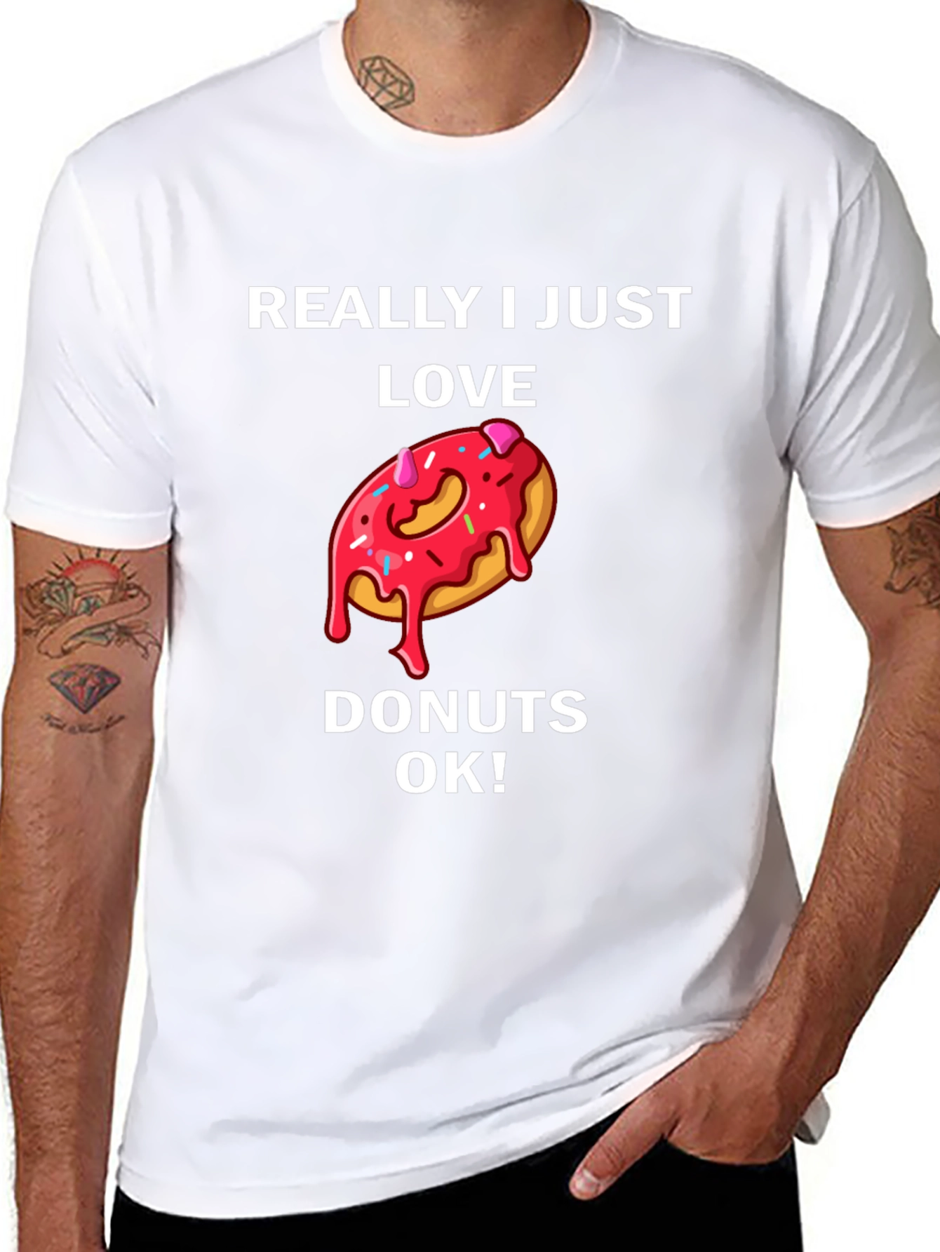 Donut Lover T-Shirt - Foodie Graphic Tee