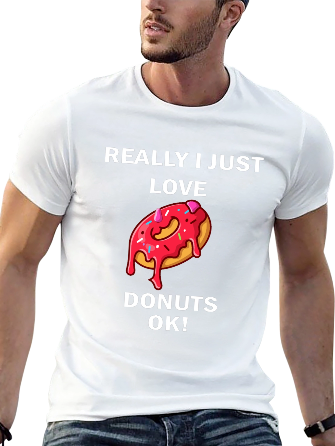Donut Lover T-Shirt - Foodie Graphic Tee