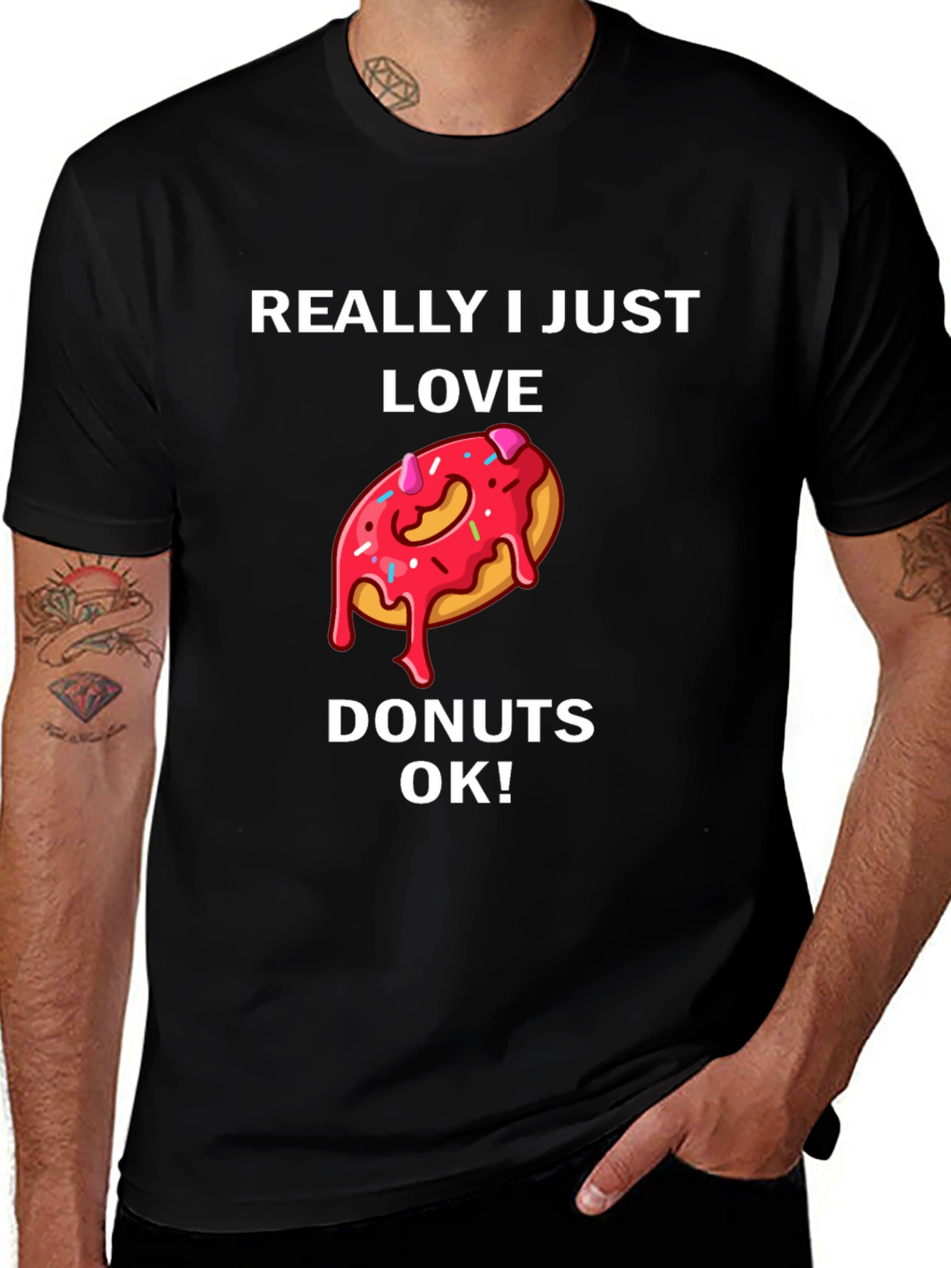 Donut Lover T-Shirt - Foodie Graphic Tee