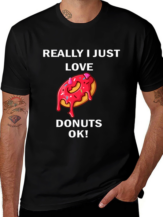 Donut Lover T-Shirt - Foodie Graphic Tee