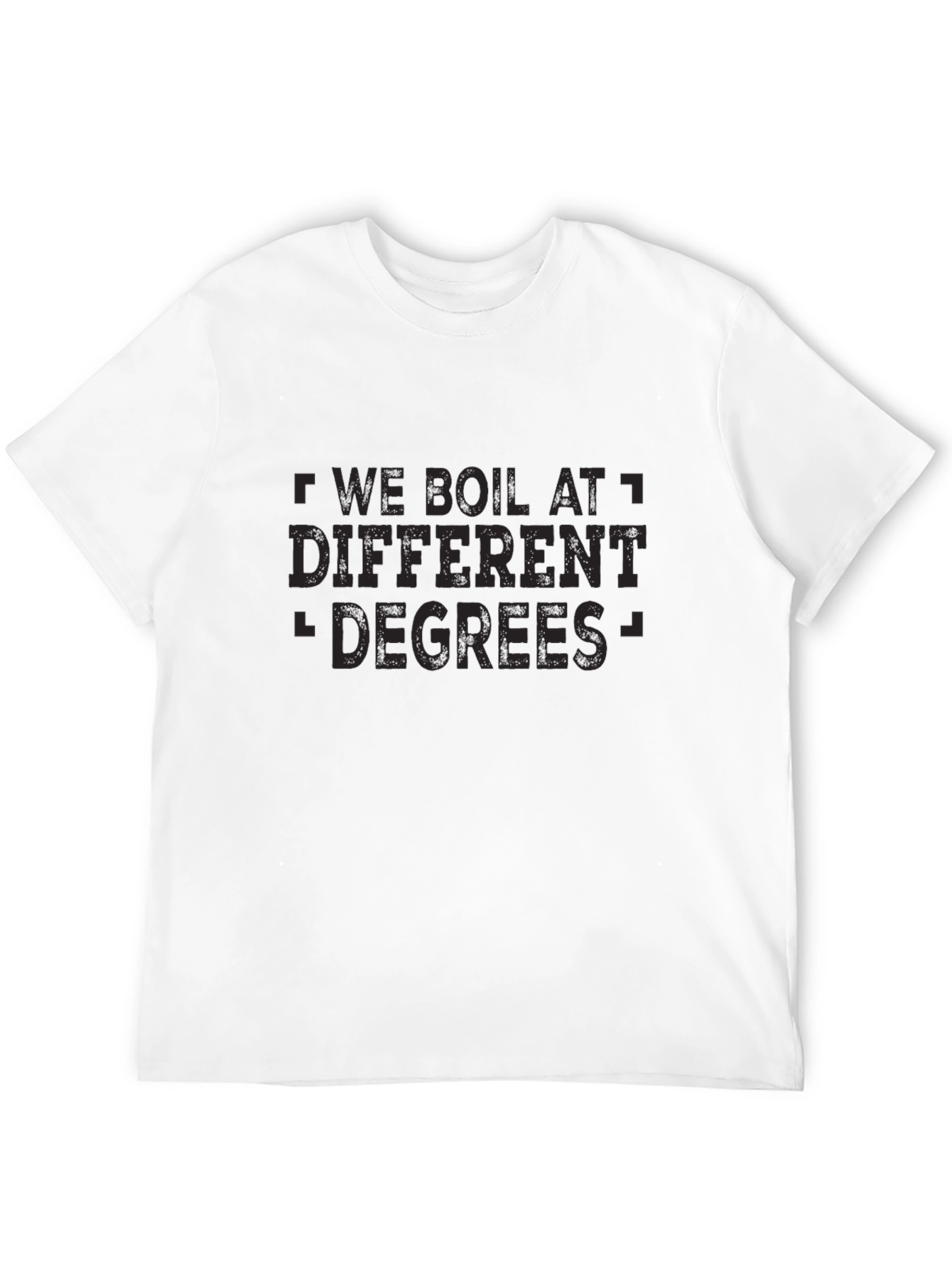 Boil At Different Degrees Black T-Shirt