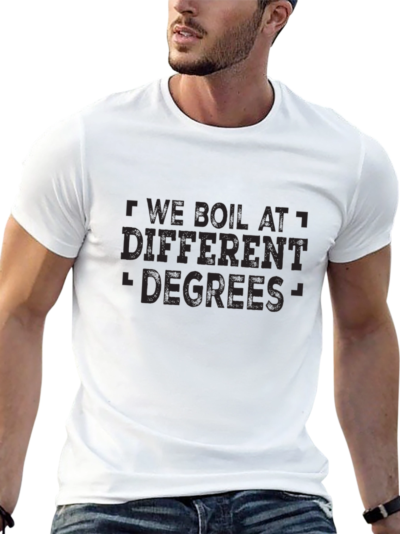 Boil At Different Degrees Black T-Shirt