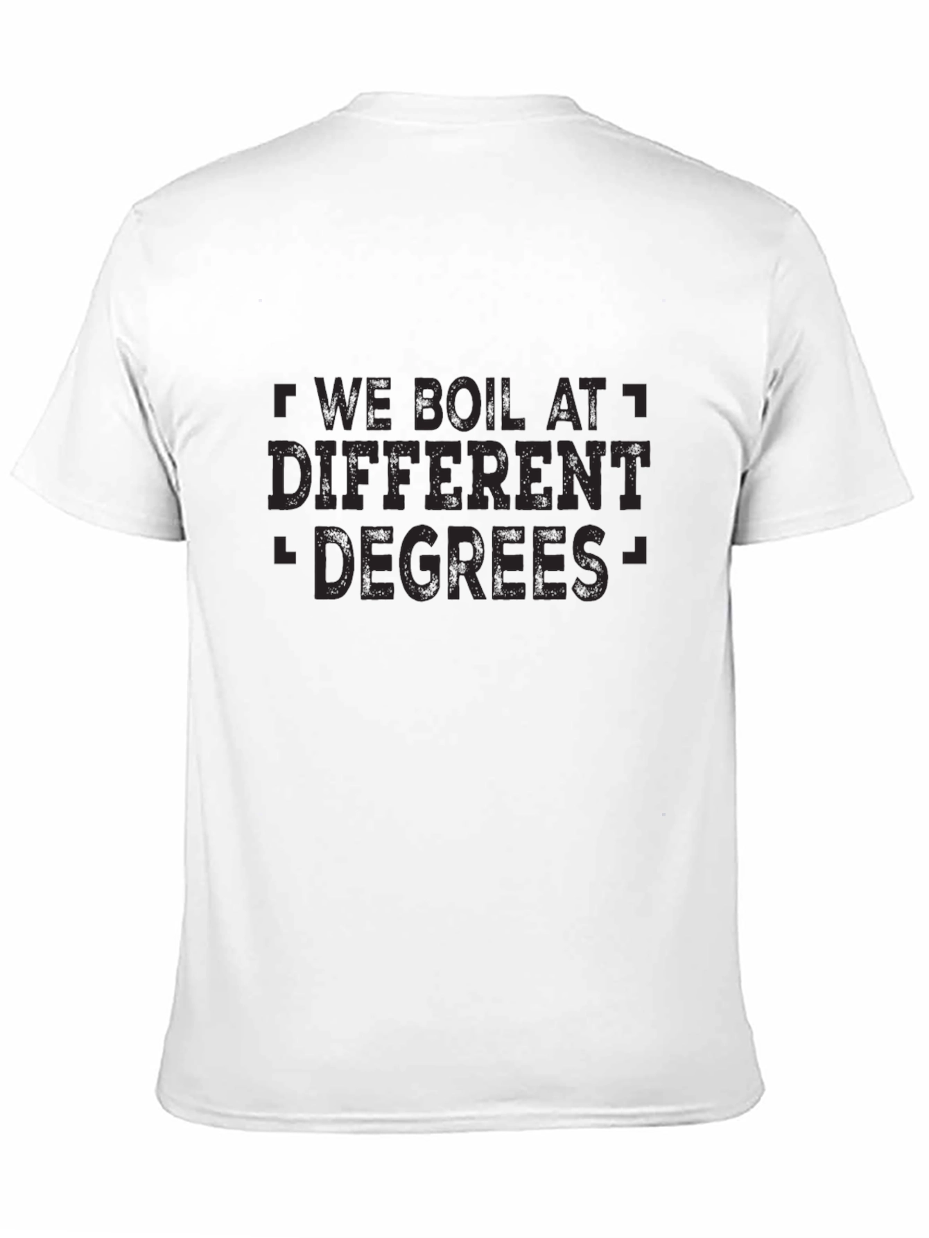 Boil At Different Degrees Black T-Shirt