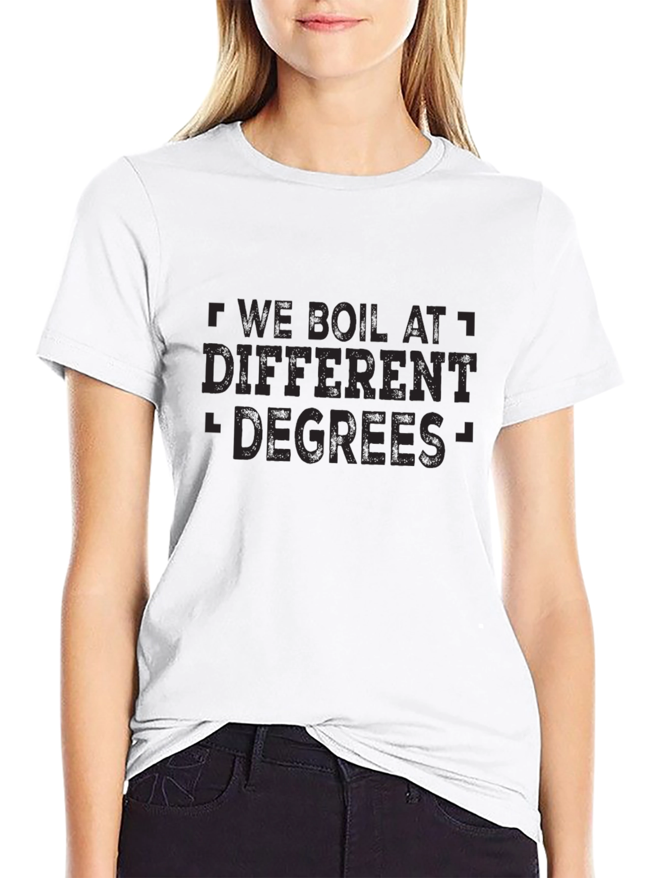 Boil At Different Degrees Black T-Shirt