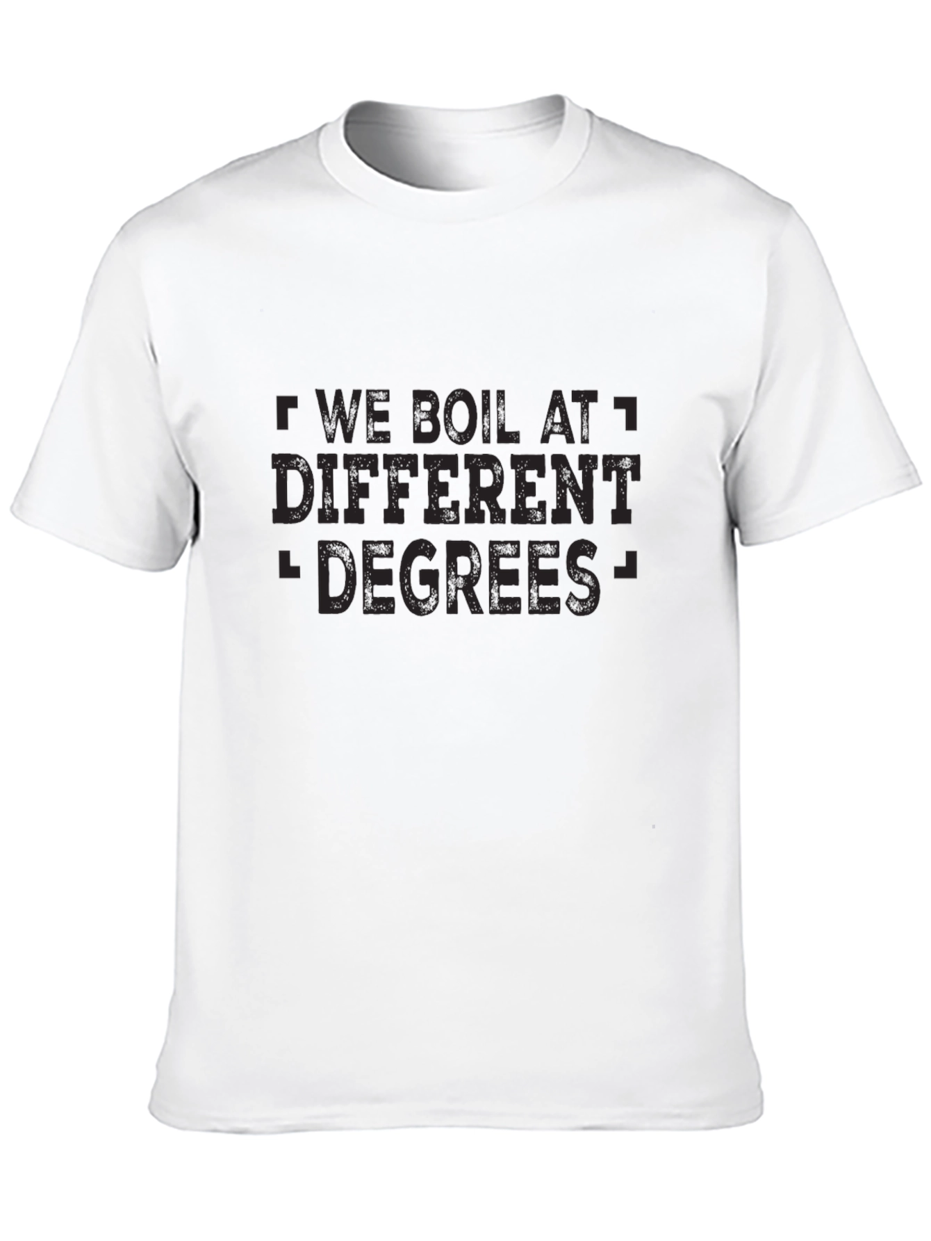 Boil At Different Degrees Black T-Shirt