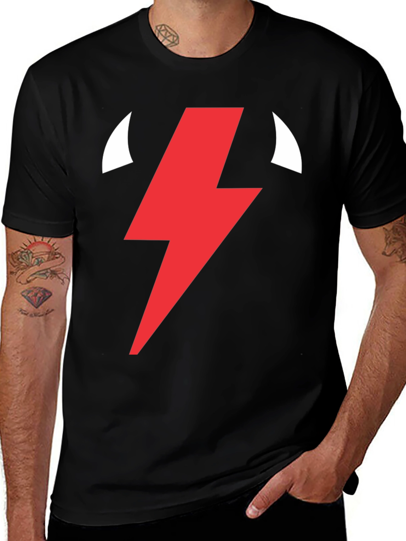 Electric Bolt T-Shirt - Bold Graphic Tee