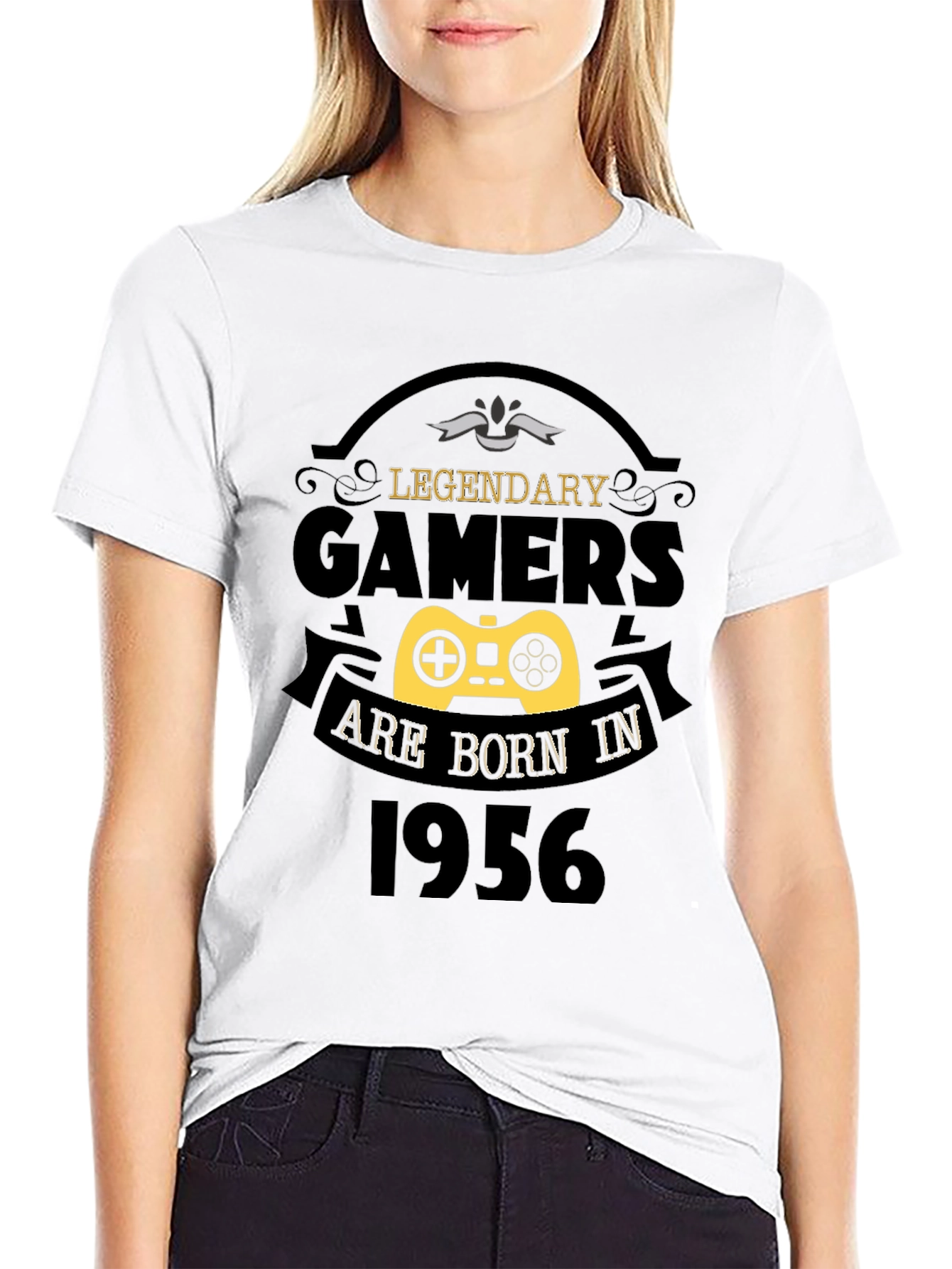 Legendary Gamers Born in 1956 - Novelty T-Shirt
