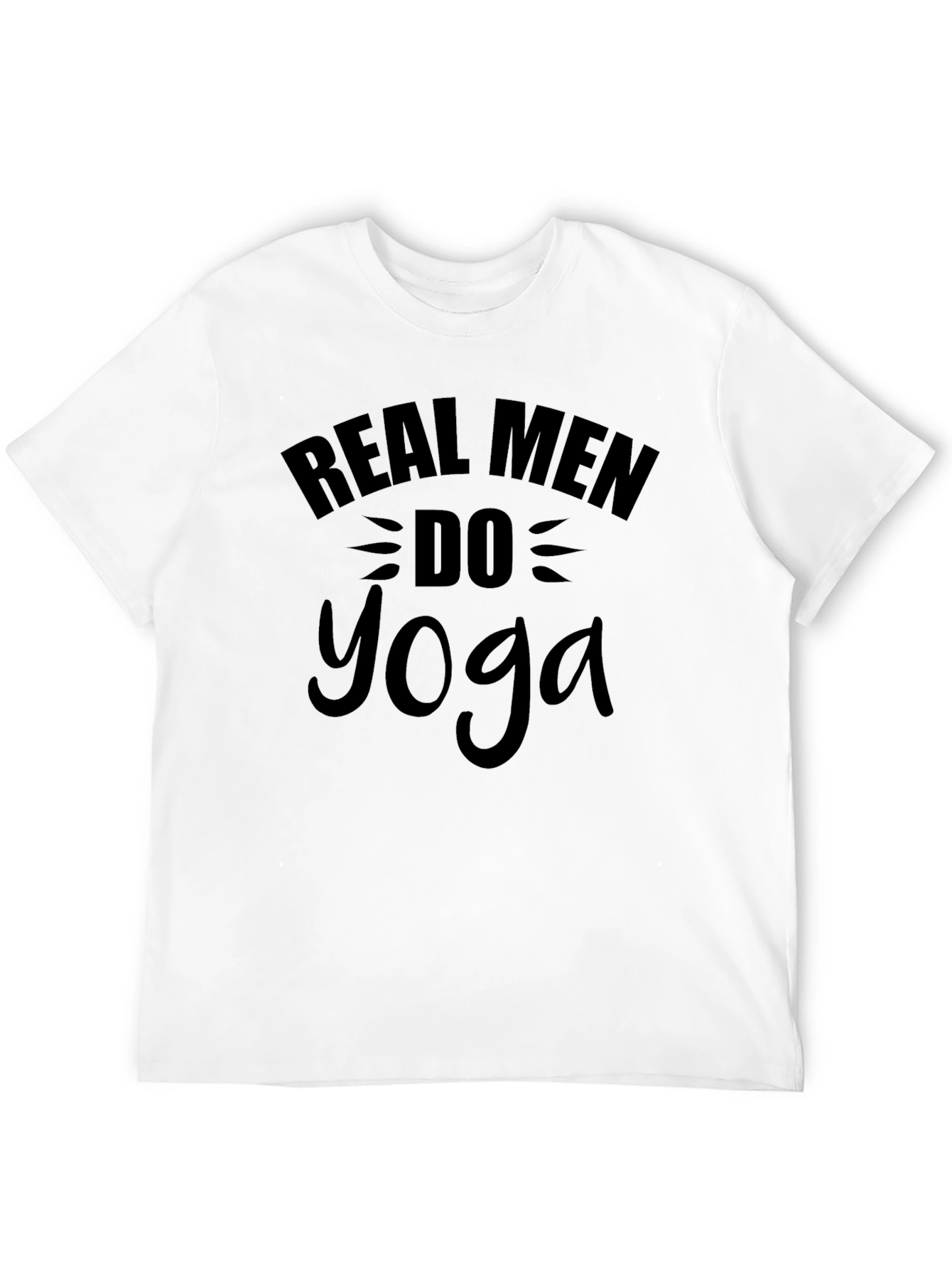Real Men Do Yoga Graphic T-Shirt