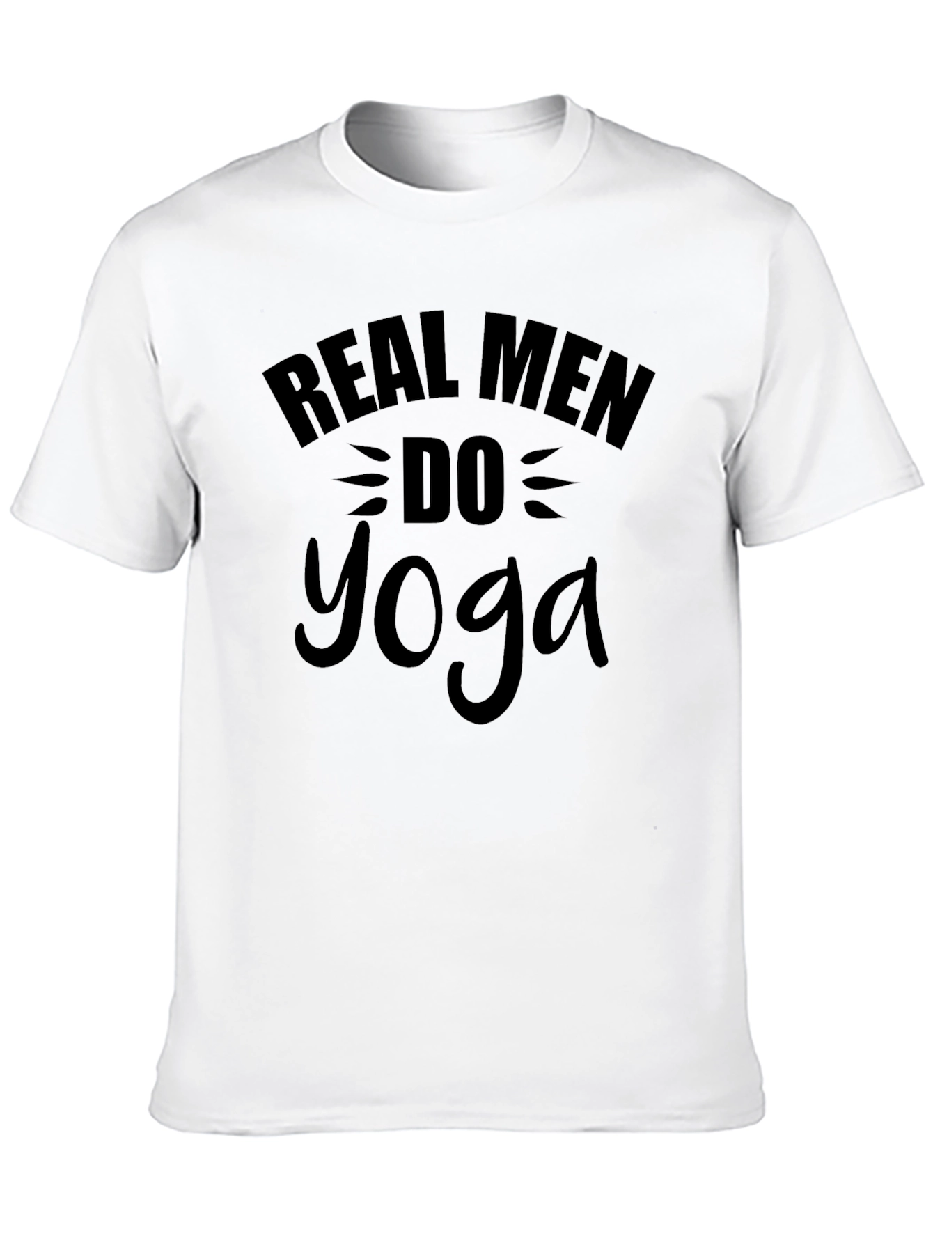 Real Men Do Yoga Graphic T-Shirt