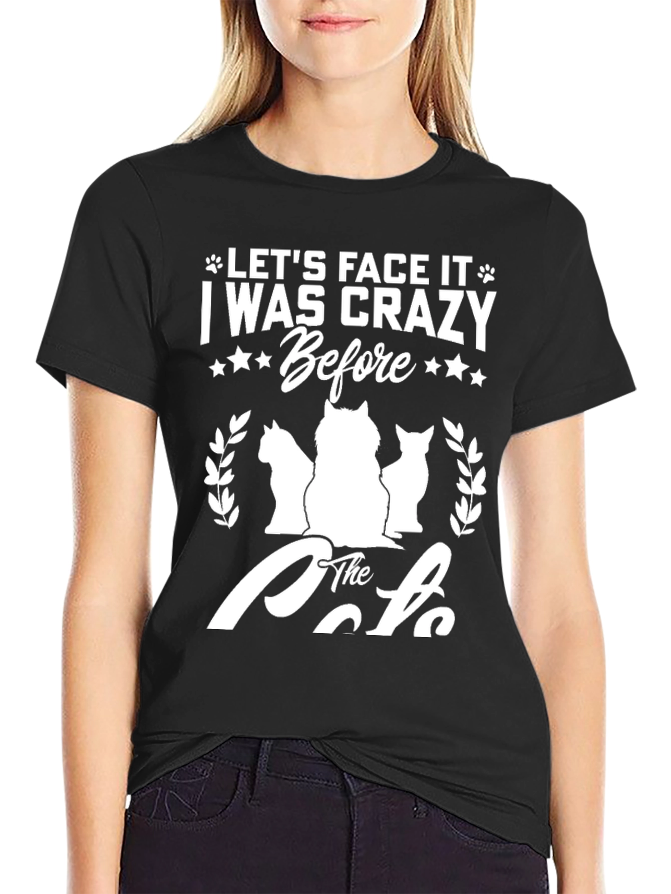 Crazy Before Cats Graphic Tee