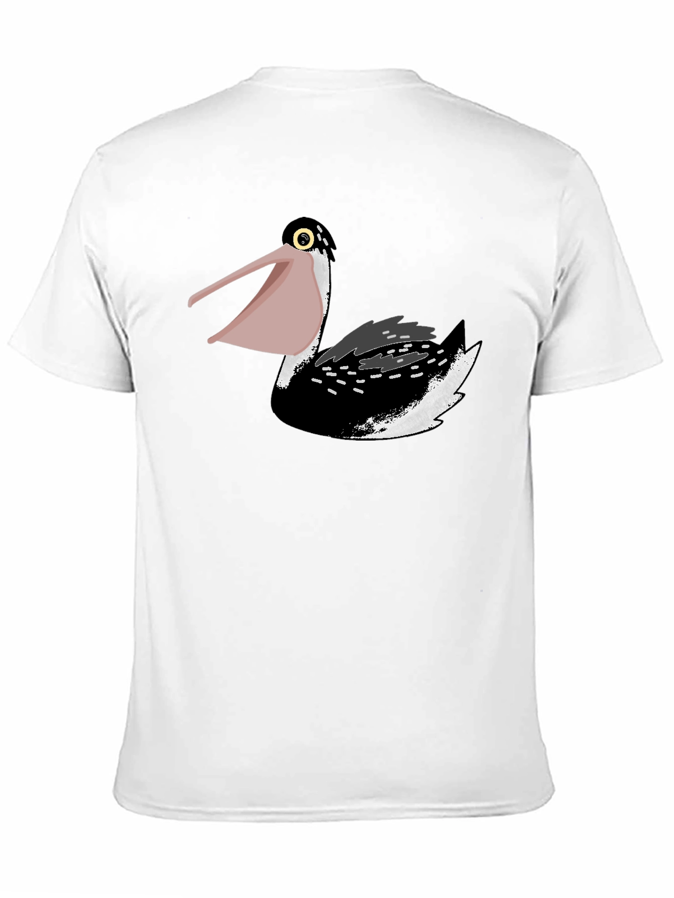 Pelican Graphic Tee - Black Cotton Comfort