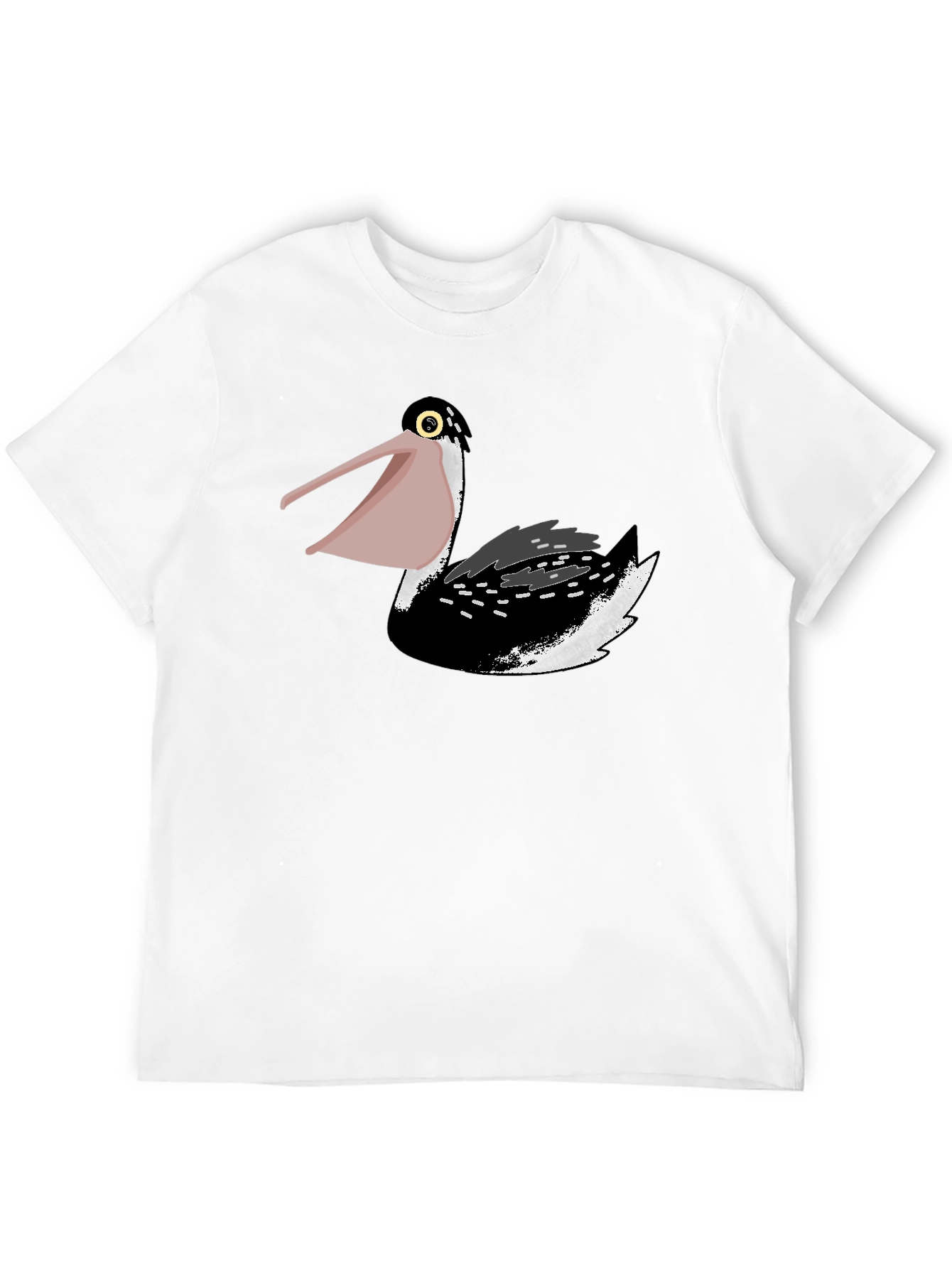 Pelican Graphic Tee - Black Cotton Comfort
