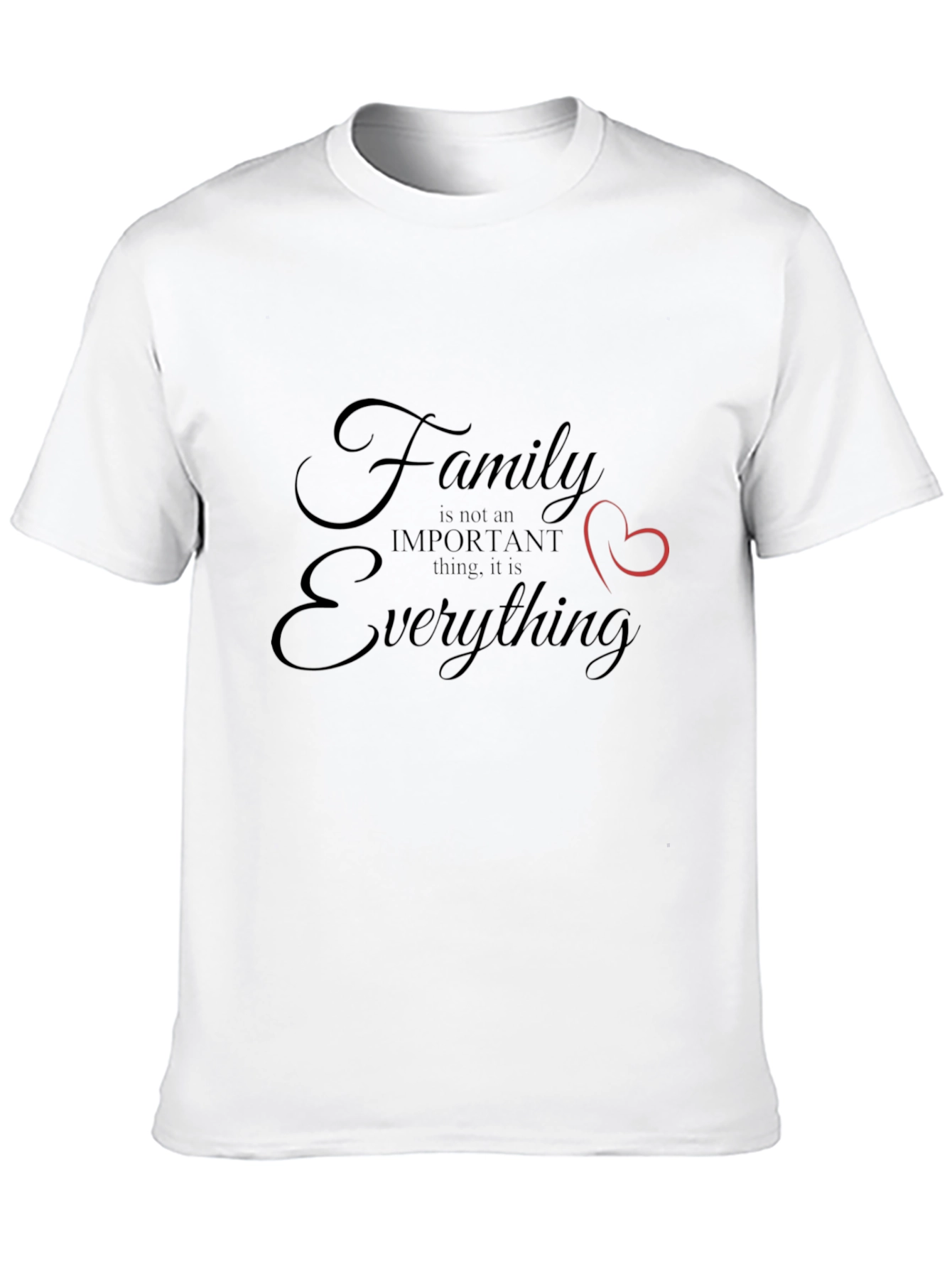 Family Everything Graphic Tee - Black
