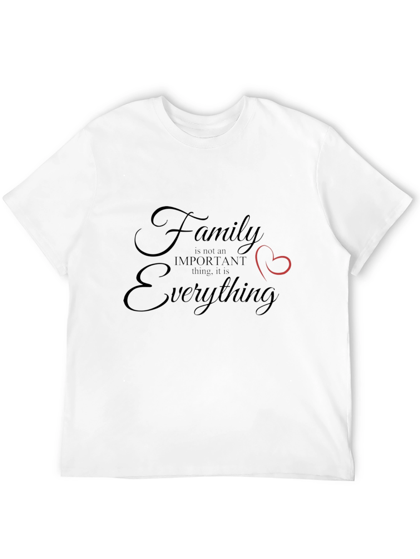 Family Everything Graphic Tee - Black