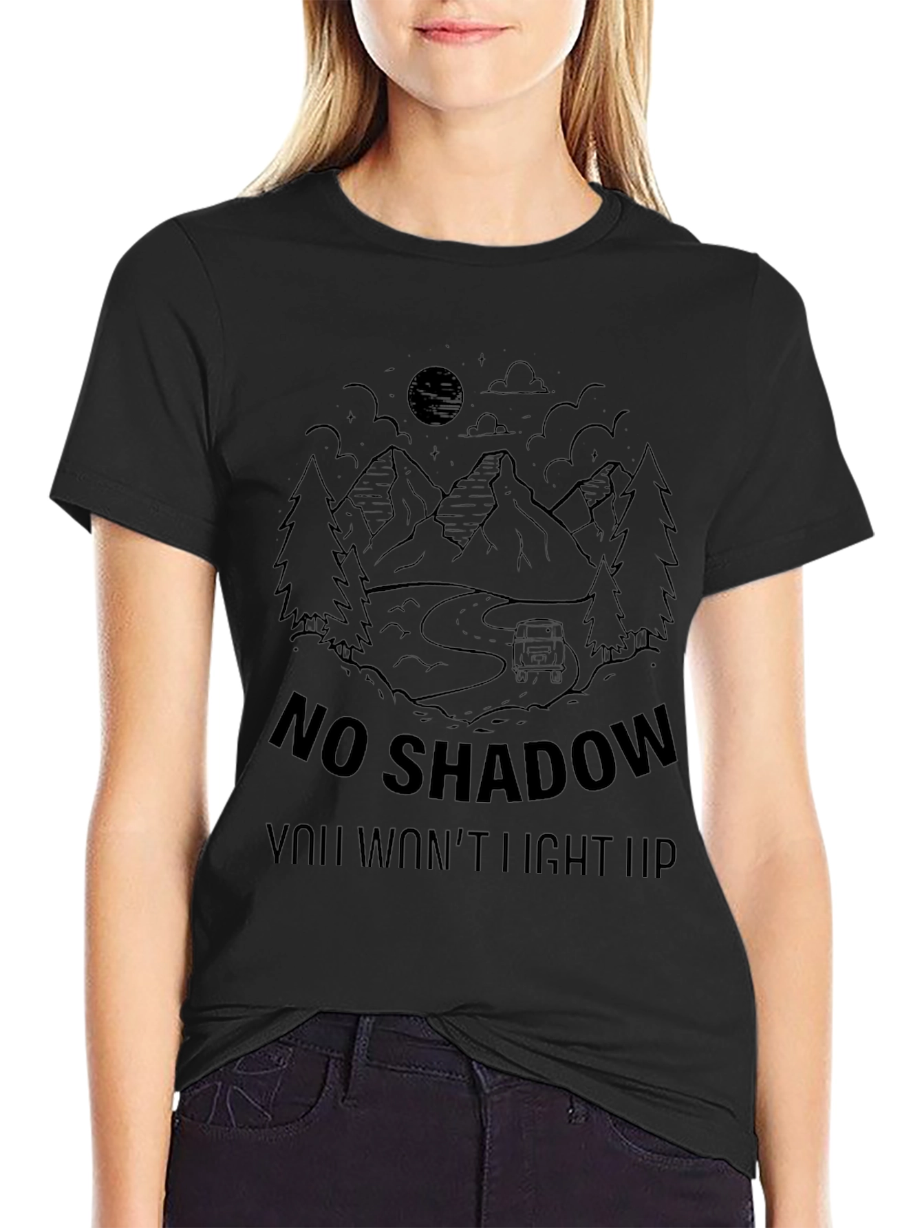 No Shadow T-Shirt - Adventure Awaits