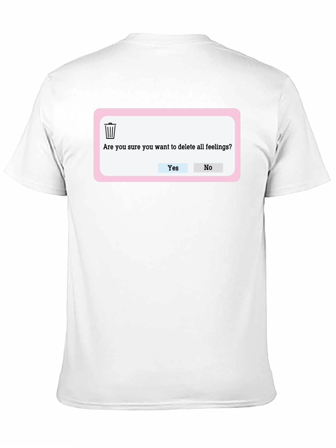 Delete All Feelings T-Shirt - Black