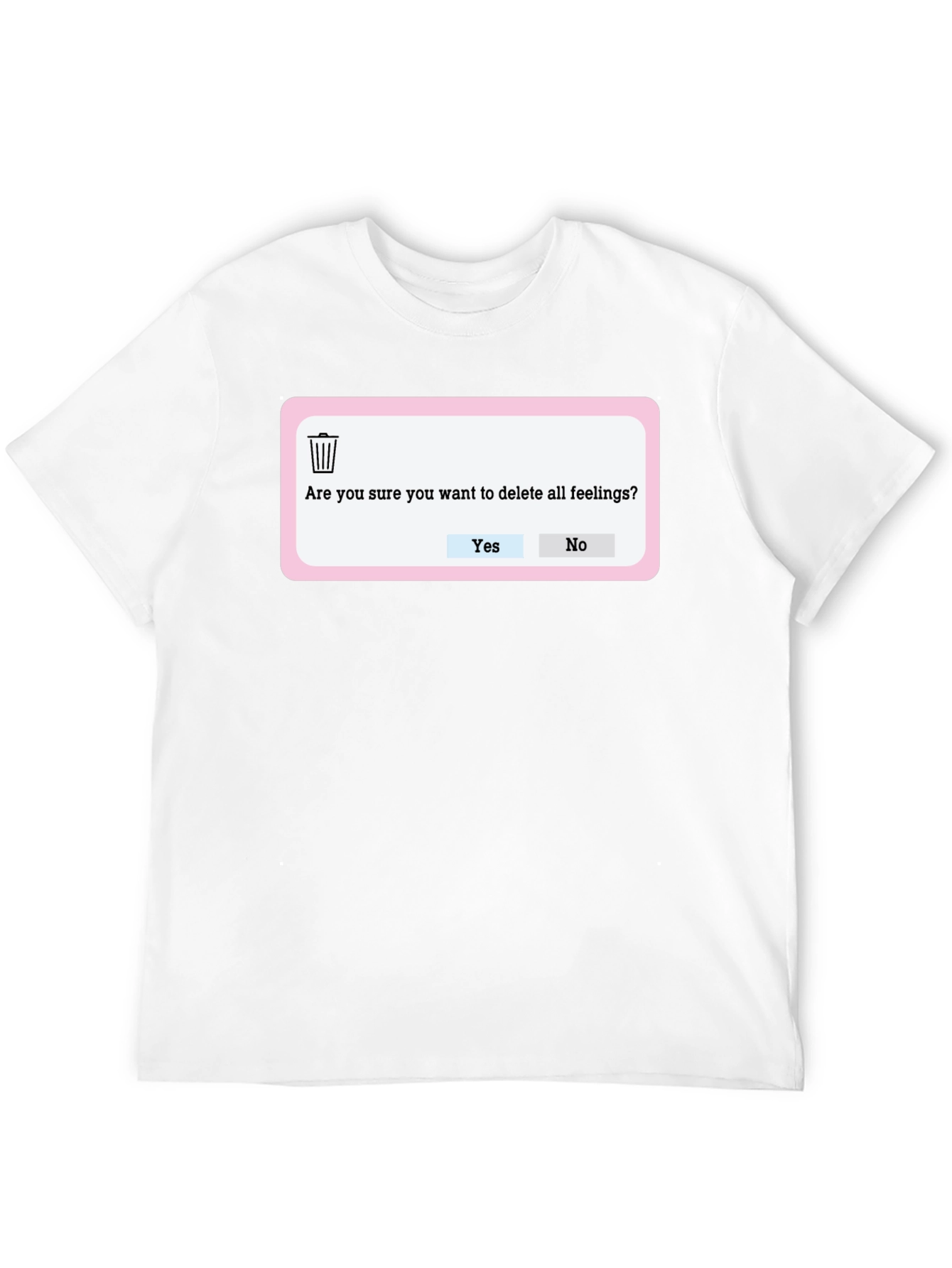 Delete All Feelings T-Shirt - Black