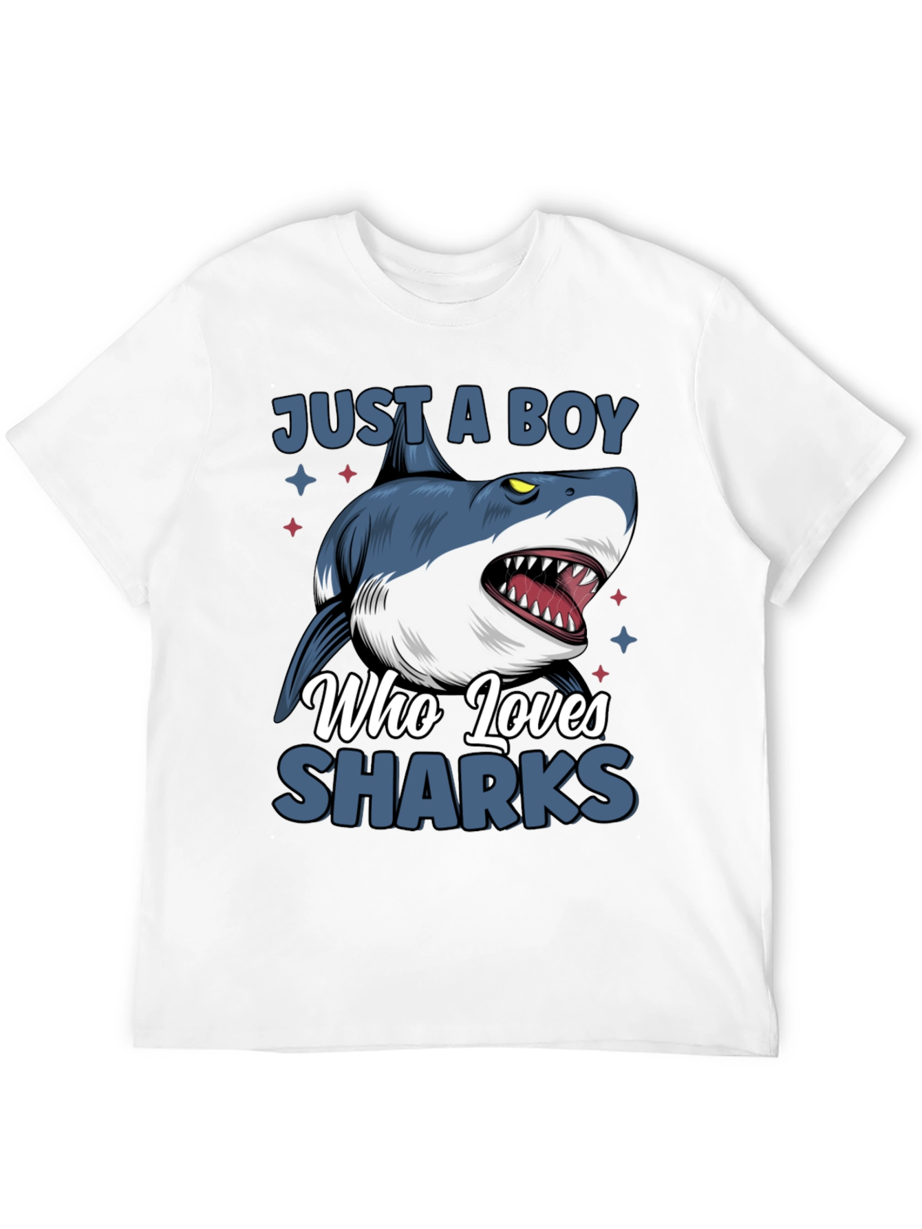 Just a Boy Who Loves Sharks T-Shirt
