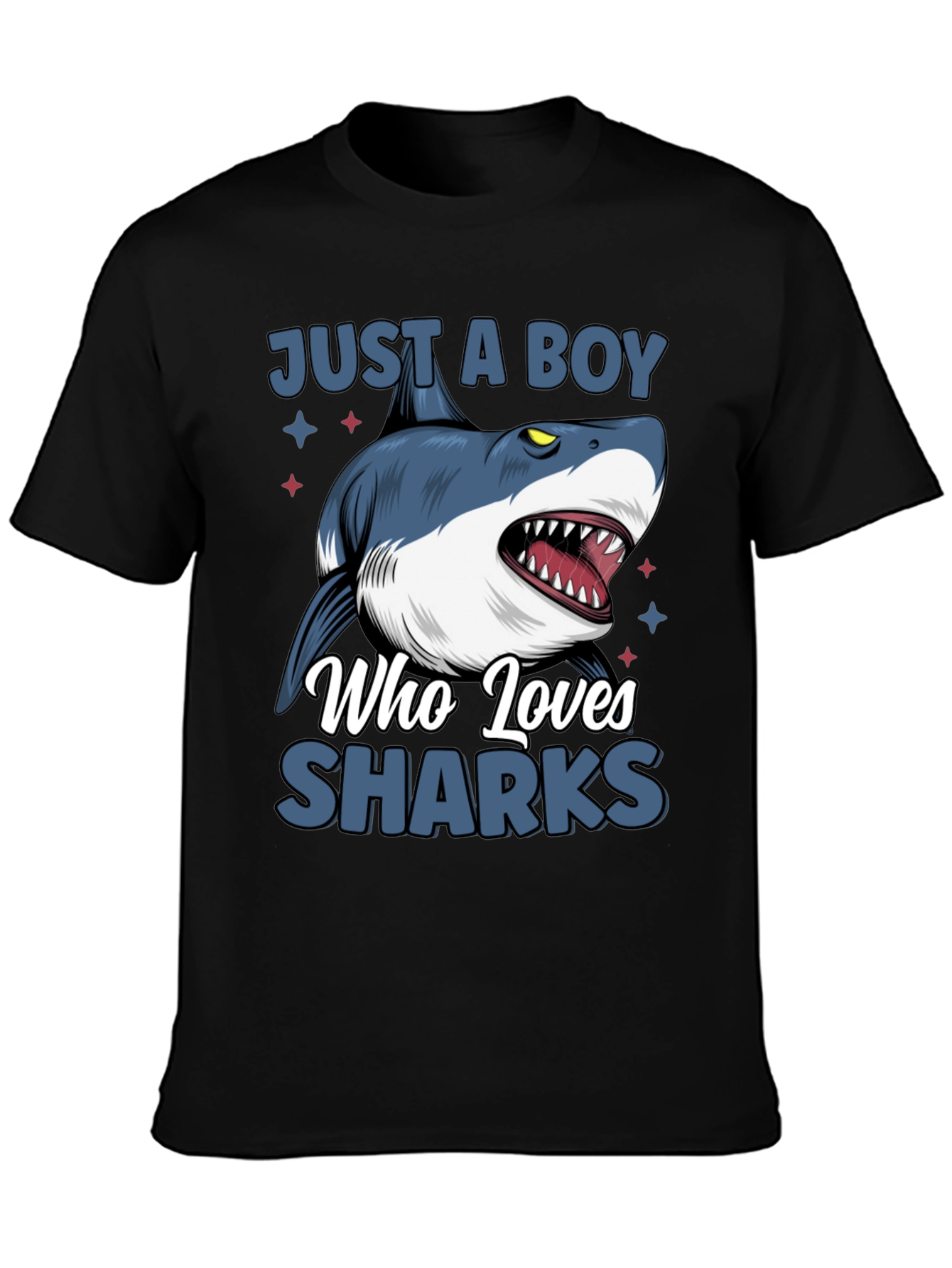 Just a Boy Who Loves Sharks T-Shirt