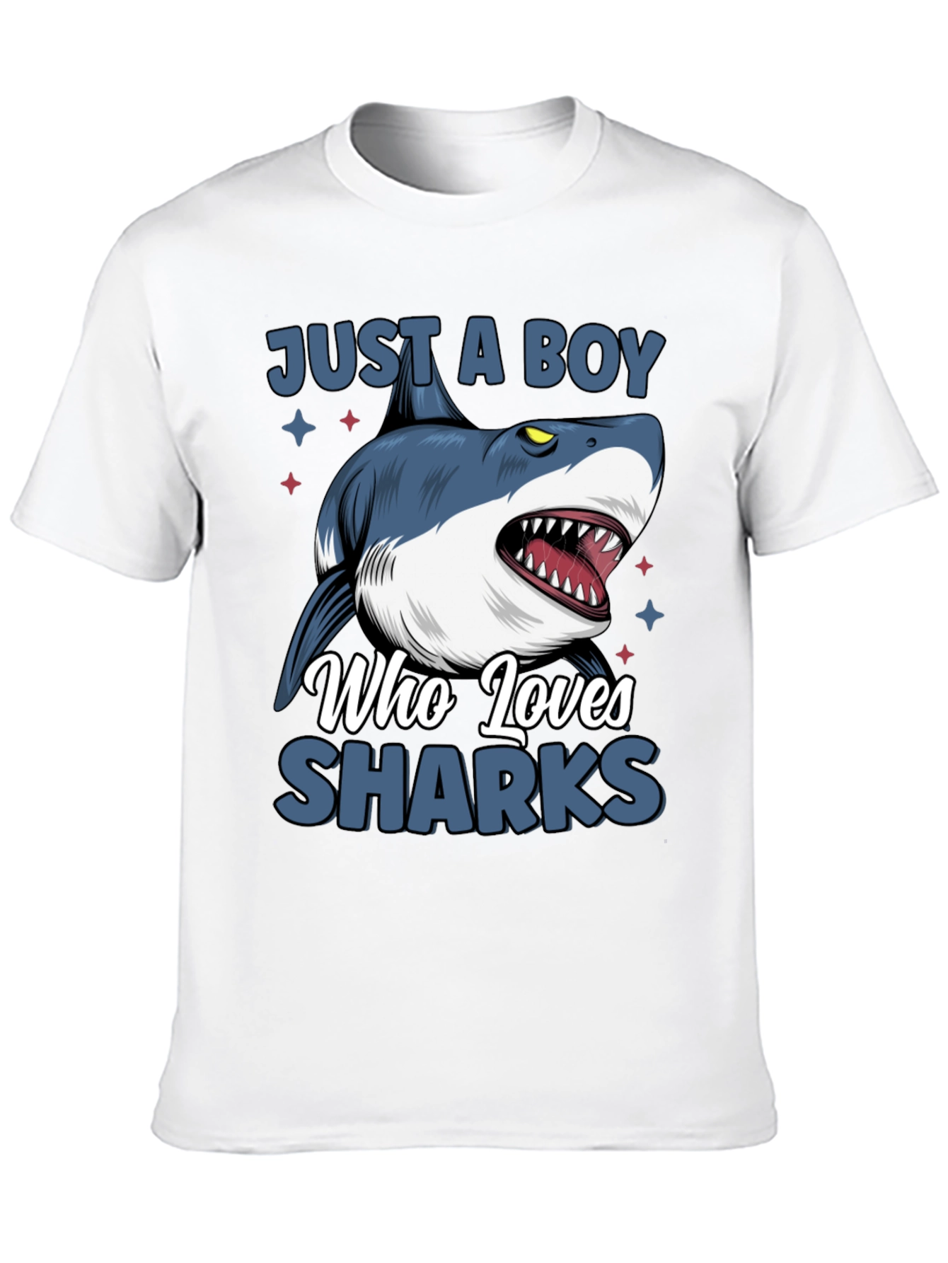 Just a Boy Who Loves Sharks T-Shirt