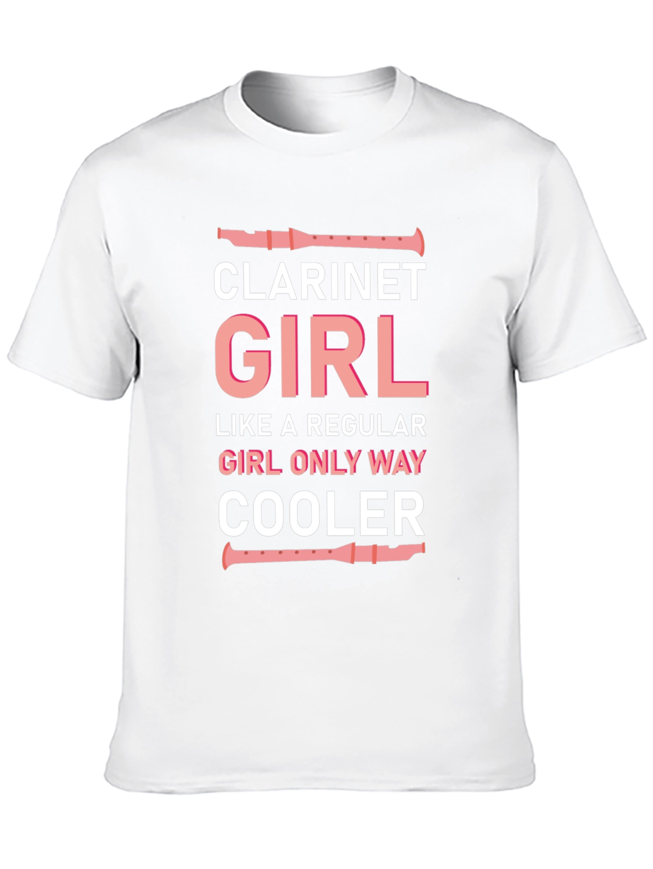 Clarinet Girl T-Shirt - Musician Humor Tee