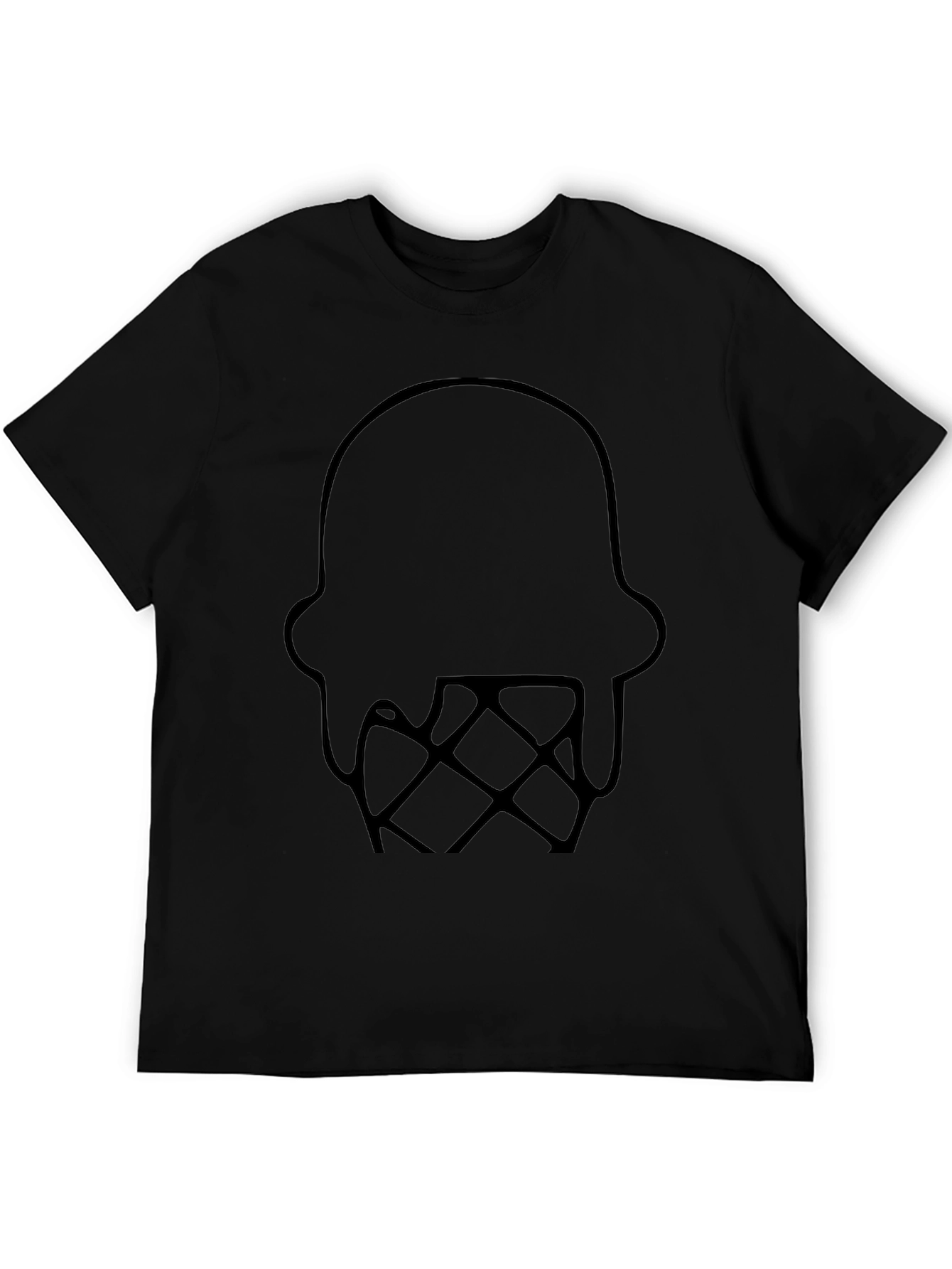 Cool Graphic Tee - Ice Cream Cone Design