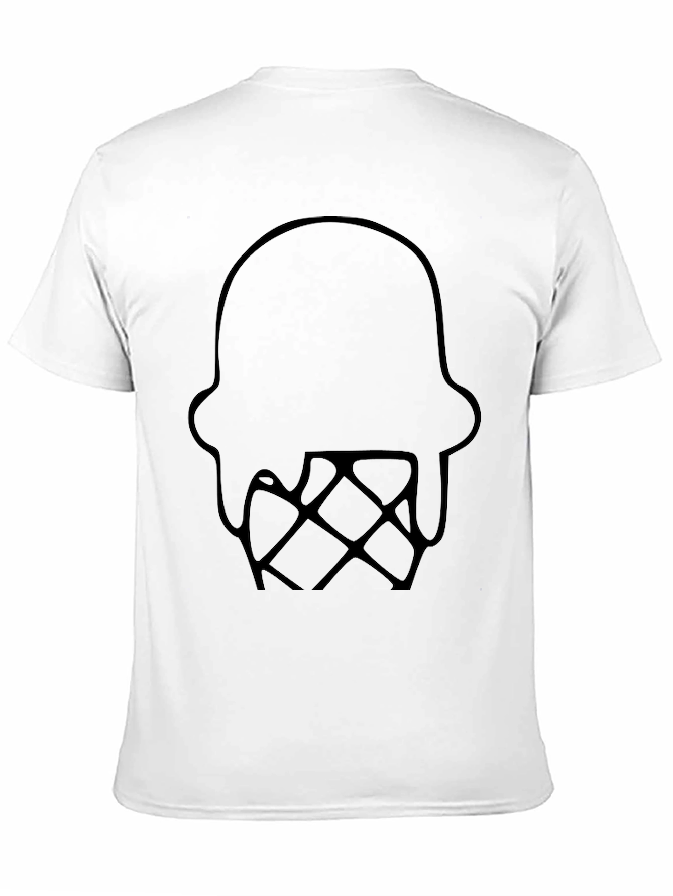Cool Graphic Tee - Ice Cream Cone Design