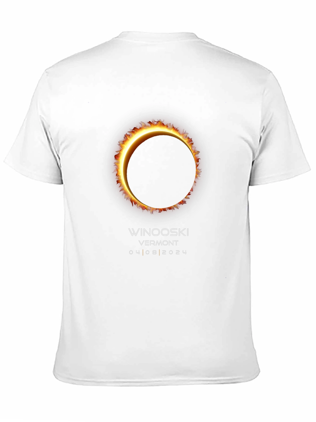 Winooski Vermont Solar Eclipse 2024 T-Shirt