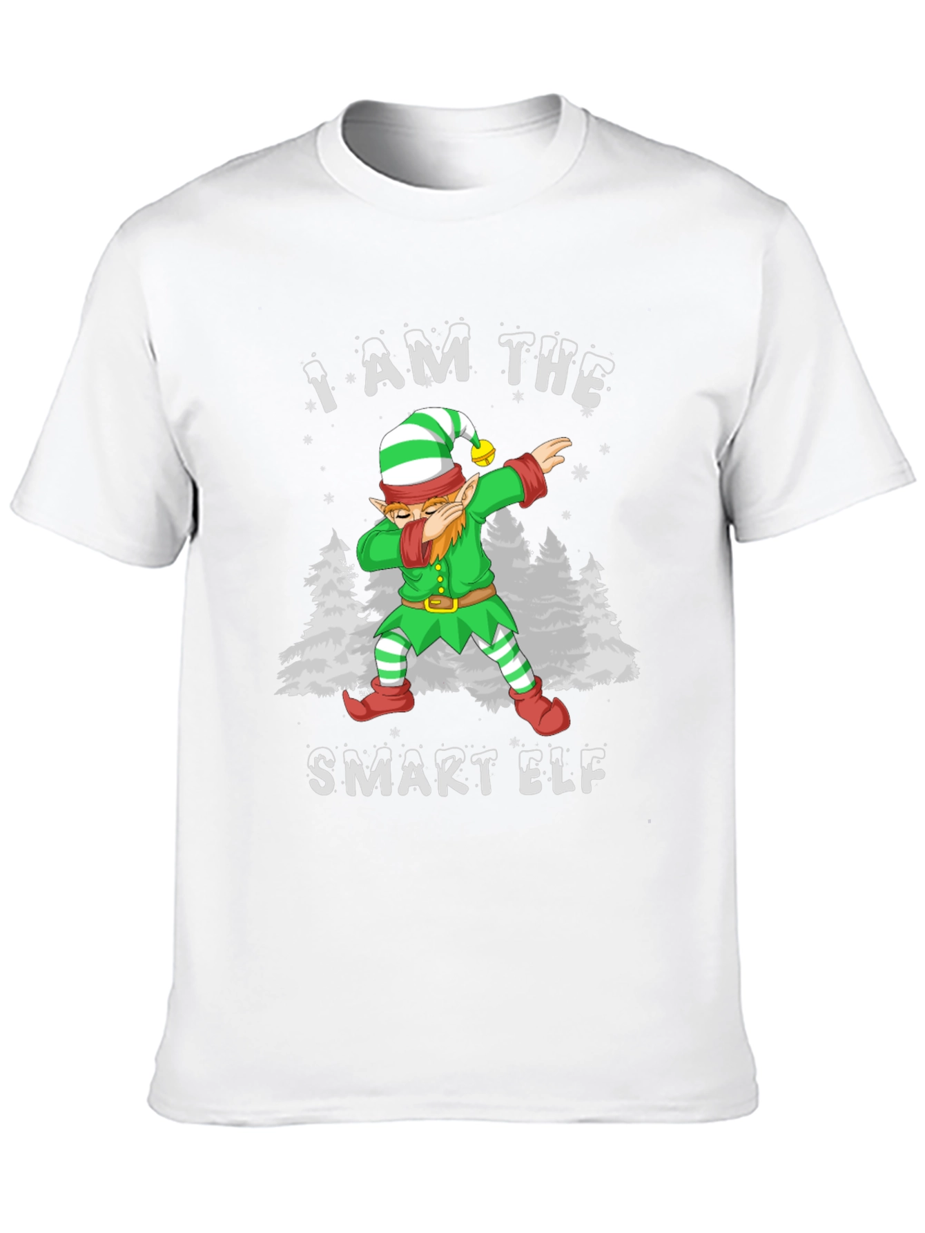 I AM THE SMART ELF Dabbing Christmas T-Shirt