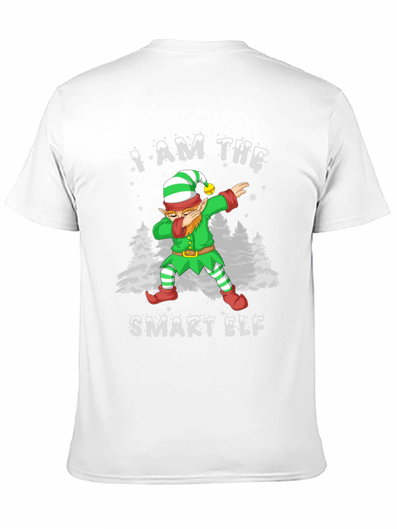 I AM THE SMART ELF Dabbing Christmas T-Shirt