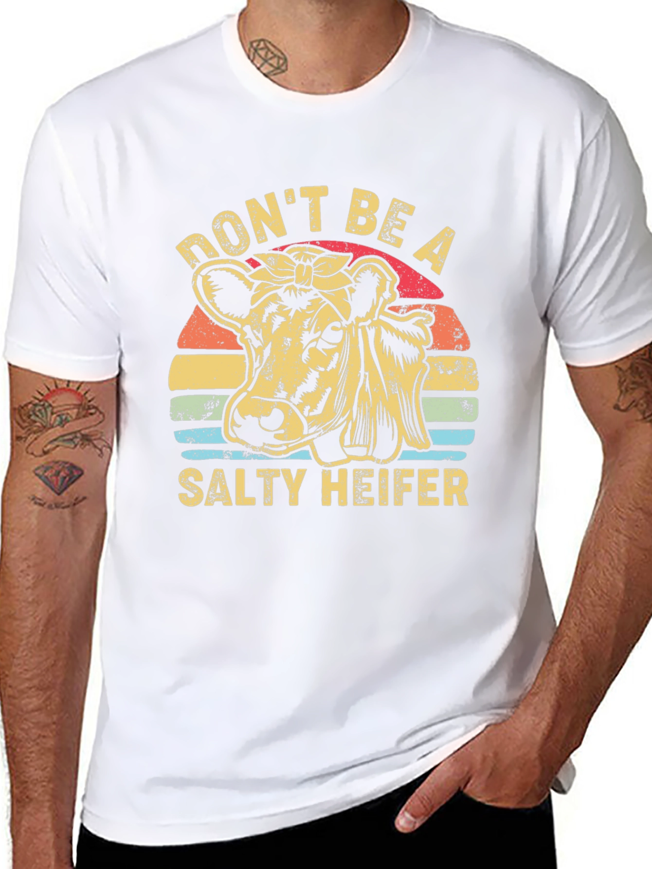 Dont Be A Salty Heifer Graphic T-Shirt