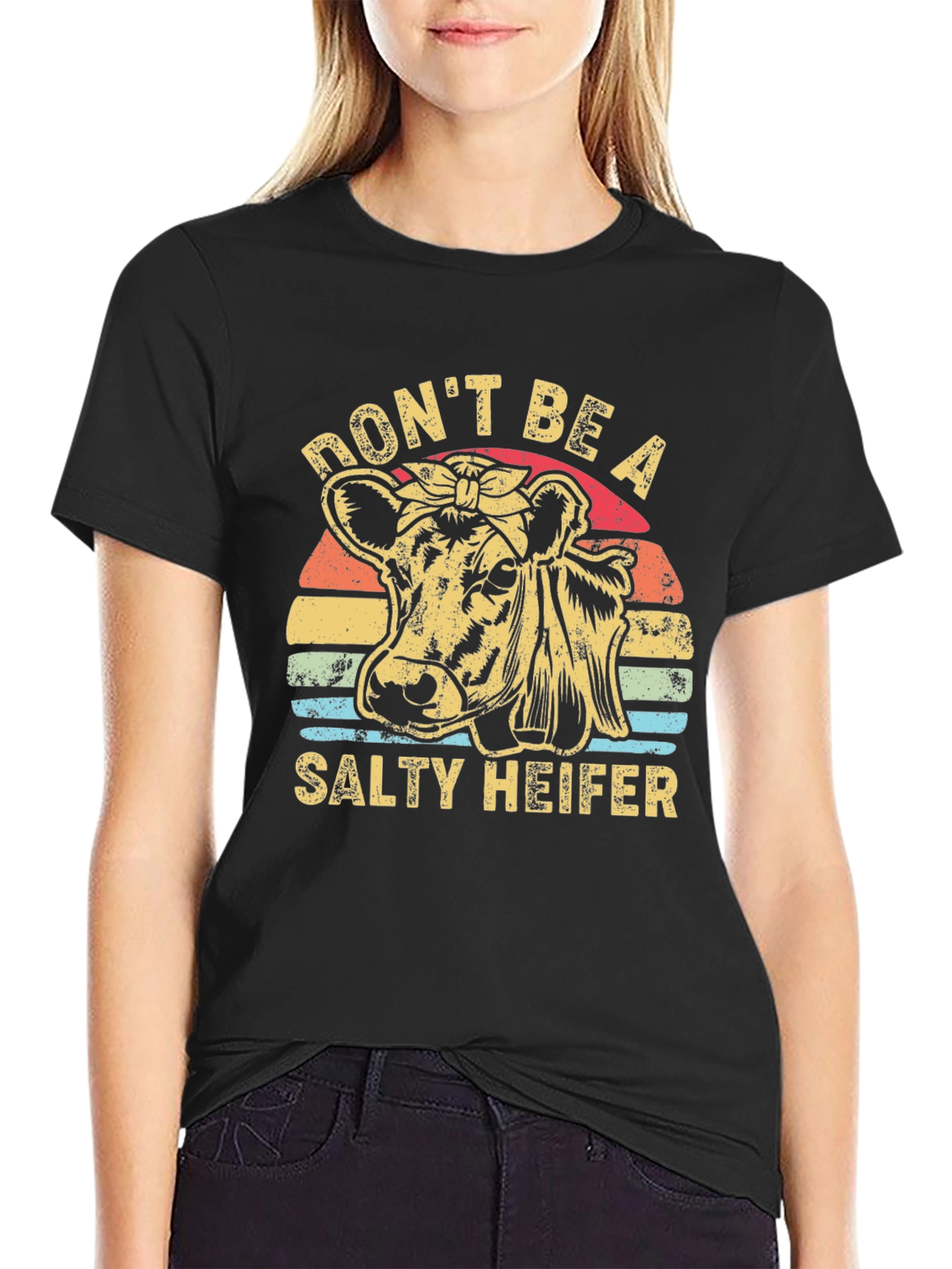 Dont Be A Salty Heifer Graphic T-Shirt