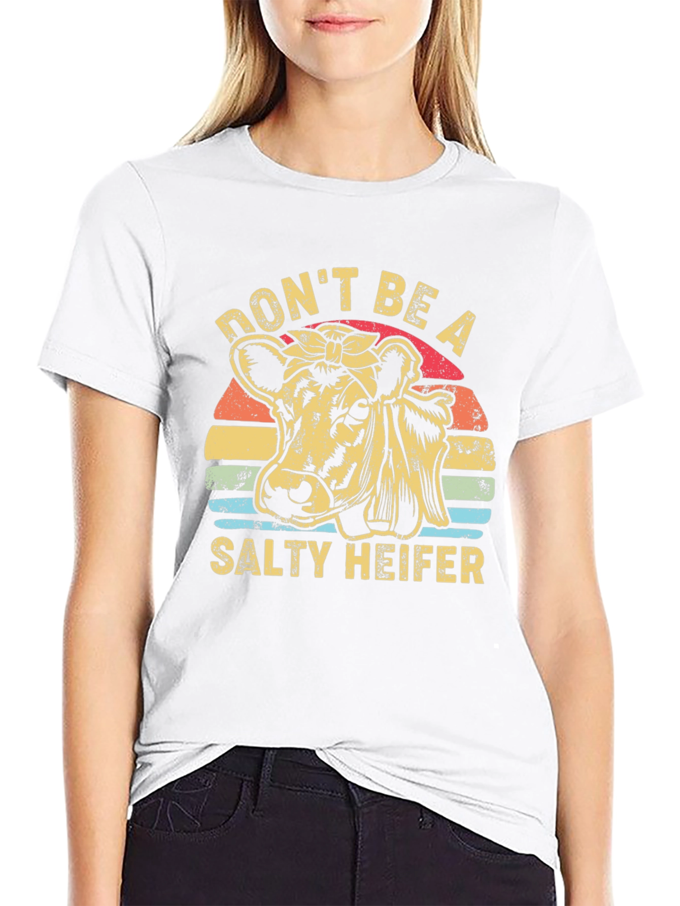 Dont Be A Salty Heifer Graphic T-Shirt
