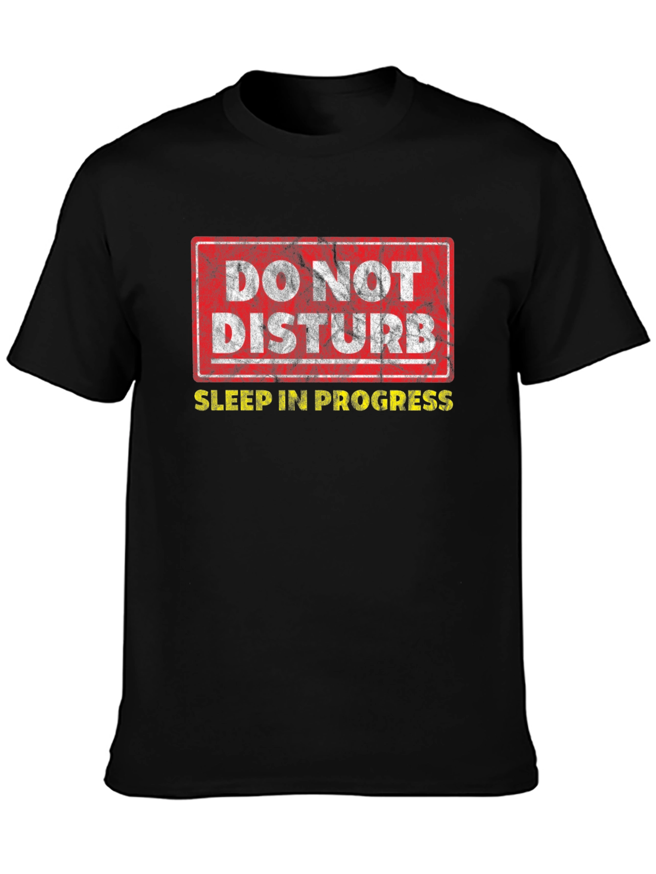Do Not Disturb Sleep In Progress Graphic T-Shirt