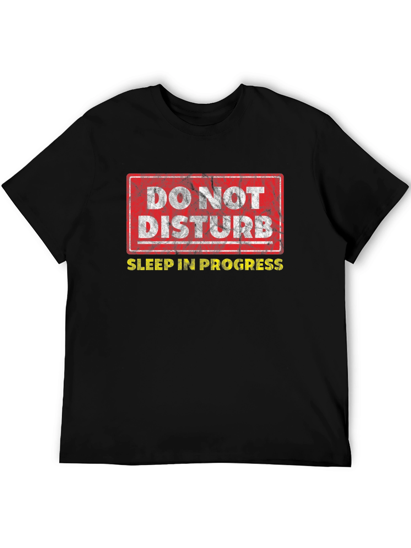Do Not Disturb Sleep In Progress Graphic T-Shirt