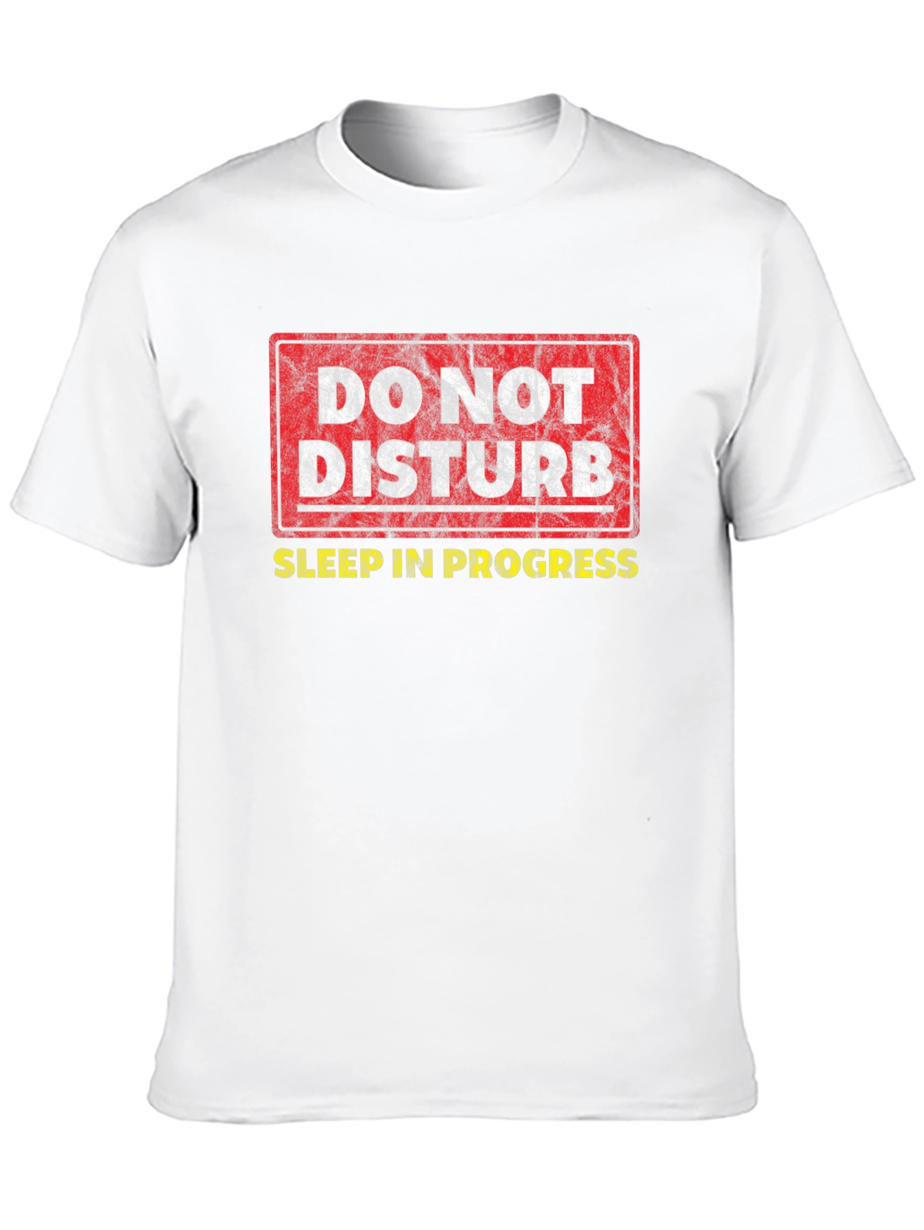 Do Not Disturb Sleep In Progress Graphic T-Shirt