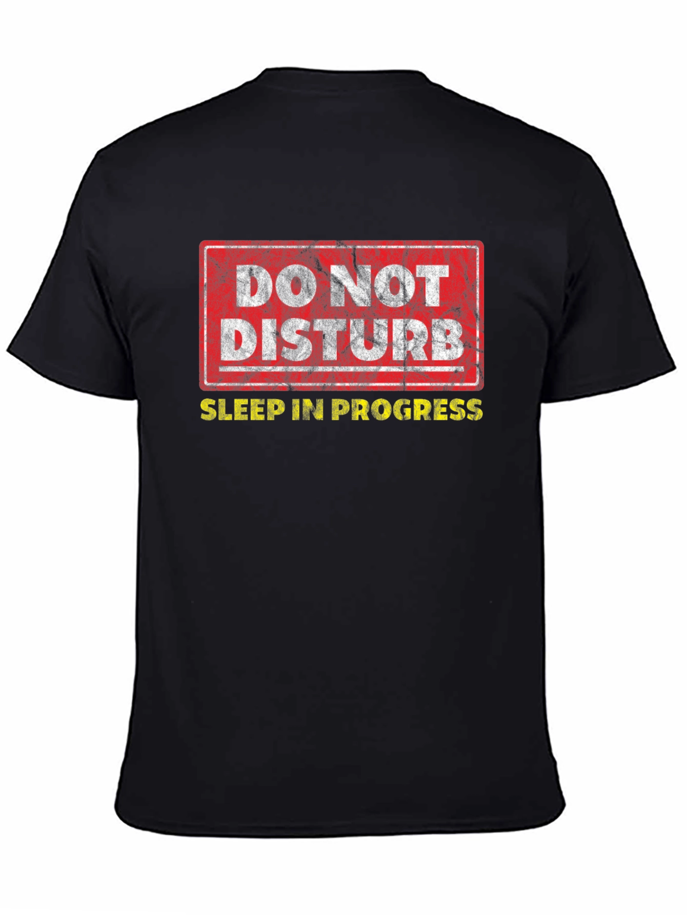 Do Not Disturb Sleep In Progress Graphic T-Shirt