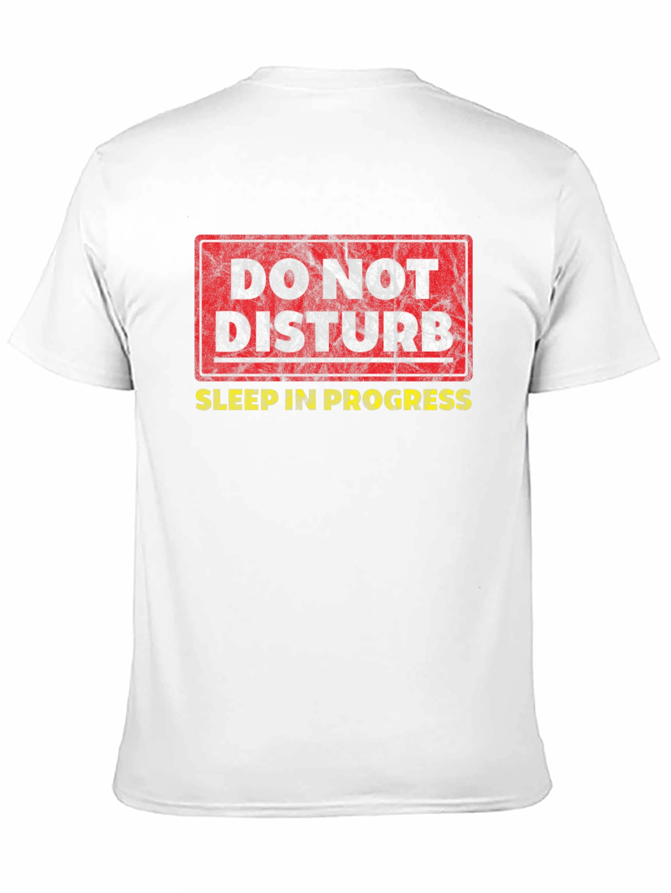 Do Not Disturb Sleep In Progress Graphic T-Shirt