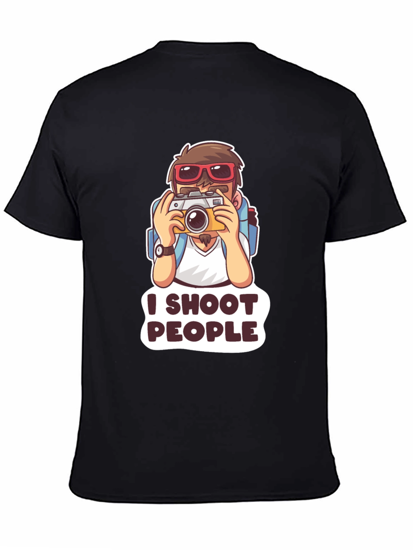 I Shoot People T-Shirt - Photography Humor Tee