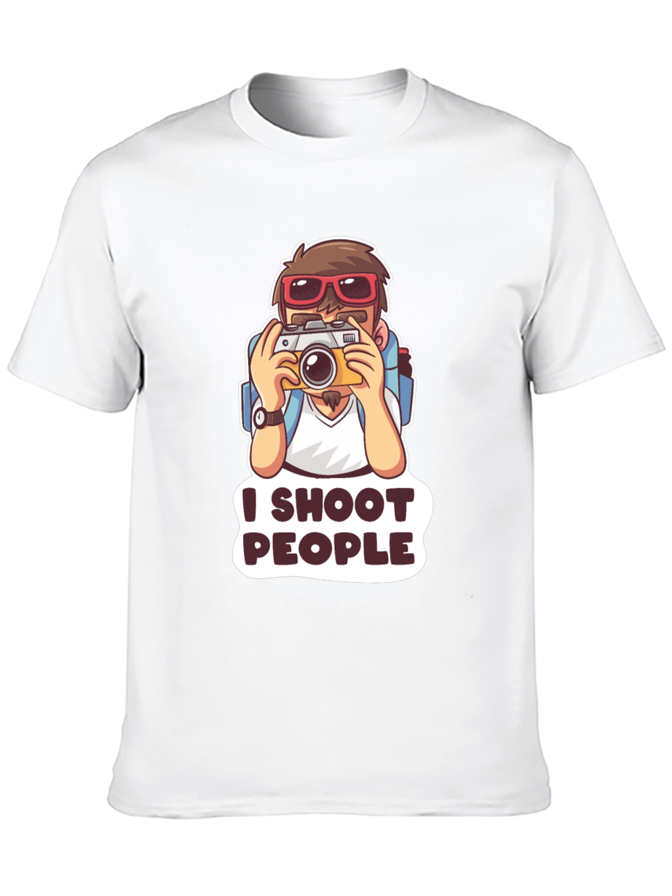 I Shoot People T-Shirt - Photography Humor Tee