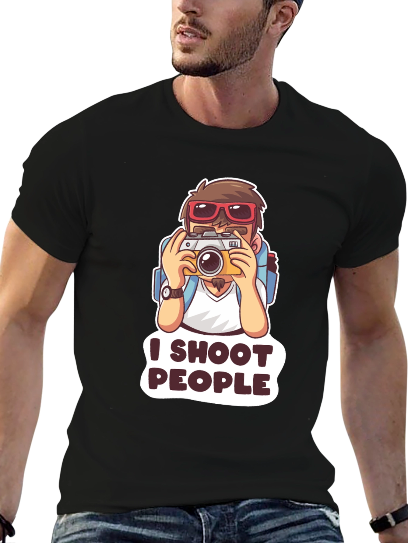 I Shoot People T-Shirt - Photography Humor Tee