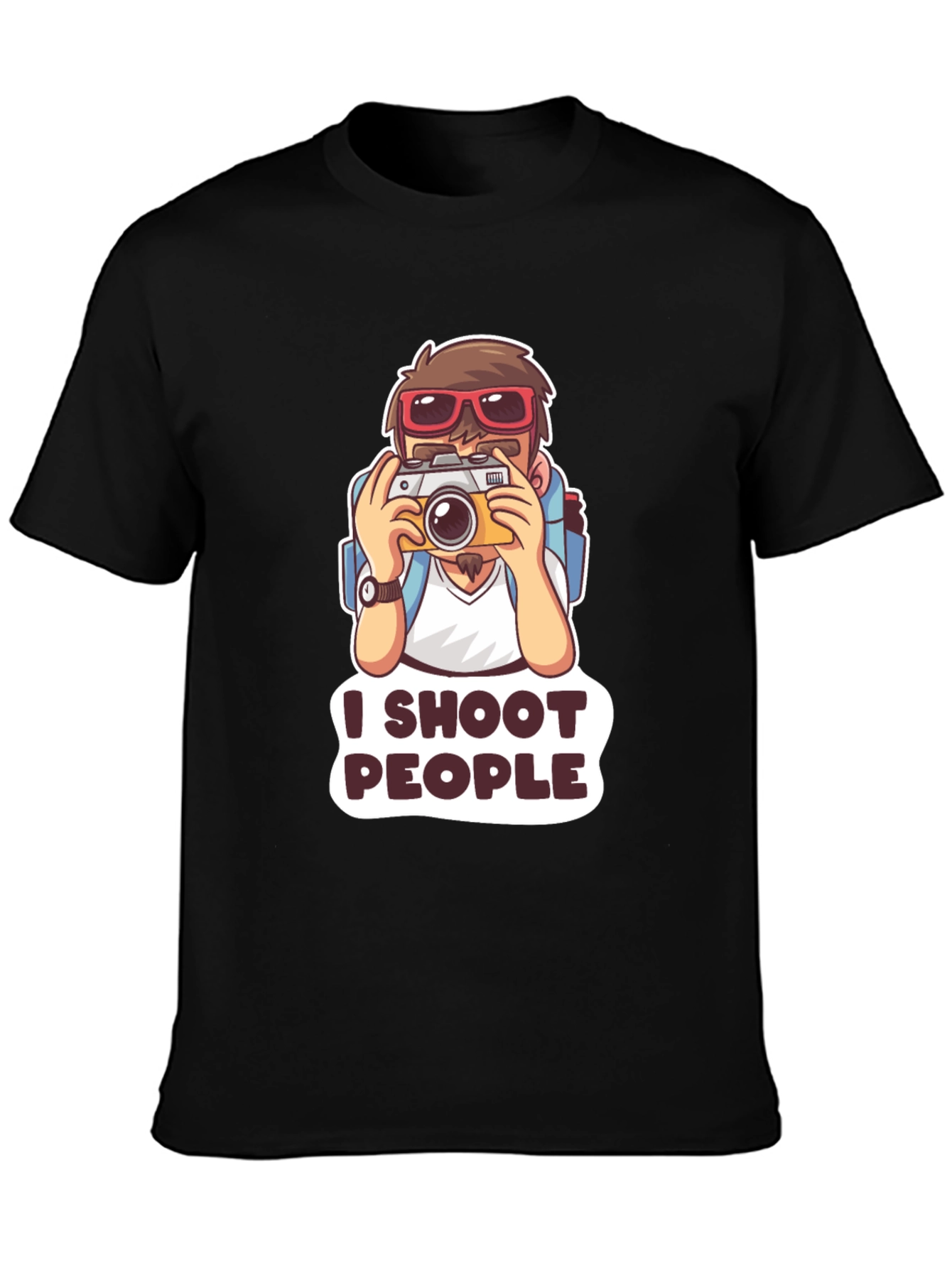I Shoot People T-Shirt - Photography Humor Tee