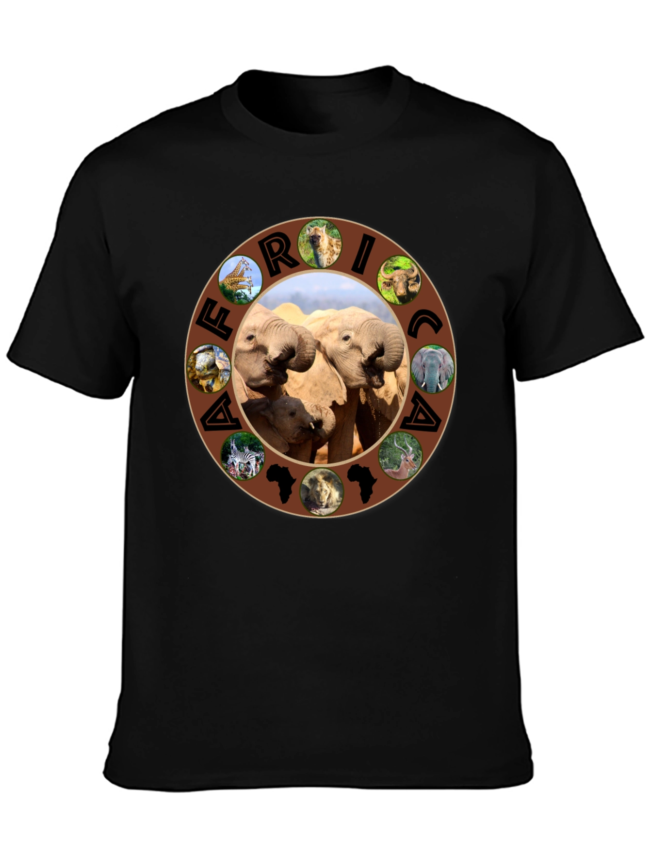 Africa Wildlife T-Shirt - Unique Animal Design