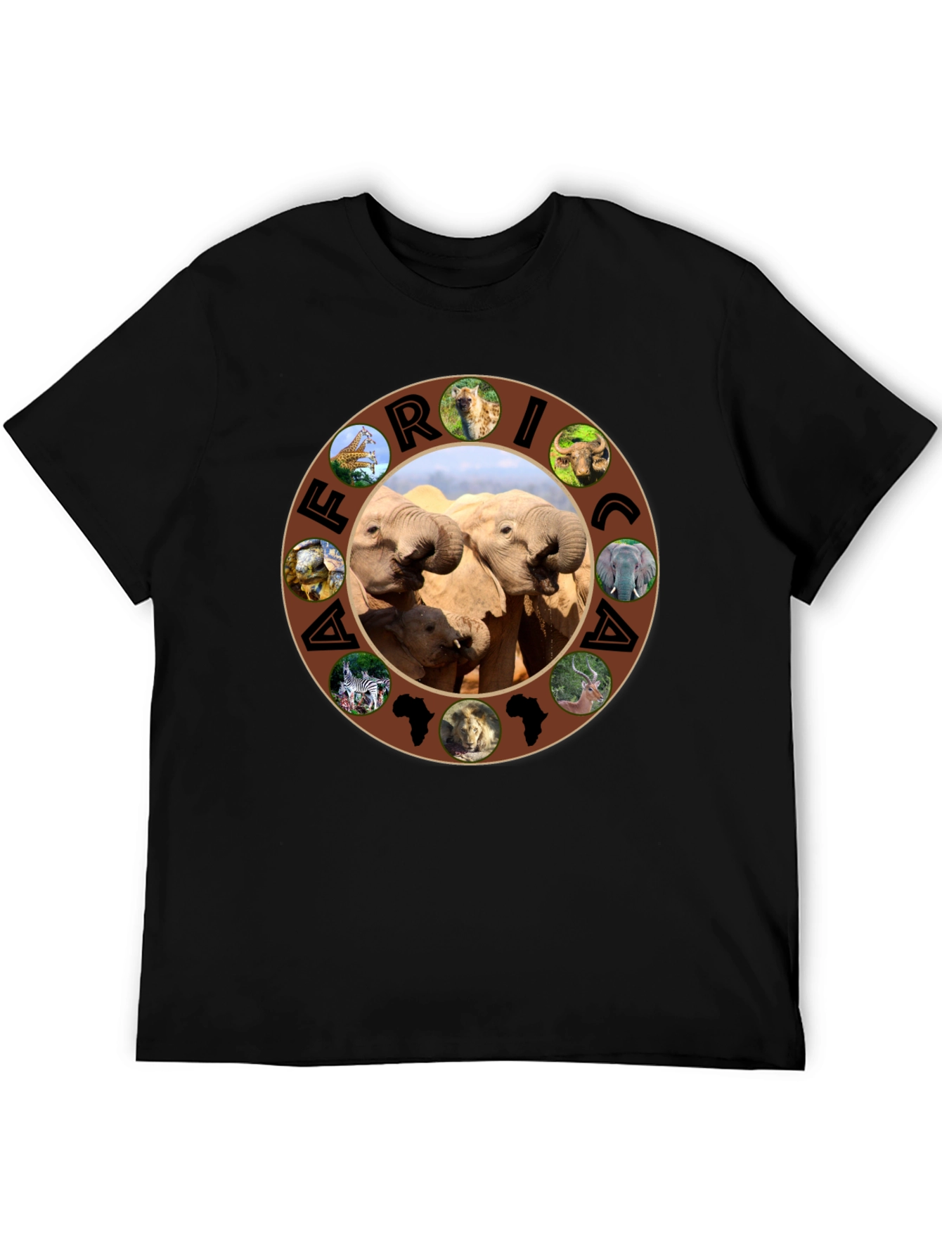 Africa Wildlife T-Shirt - Unique Animal Design
