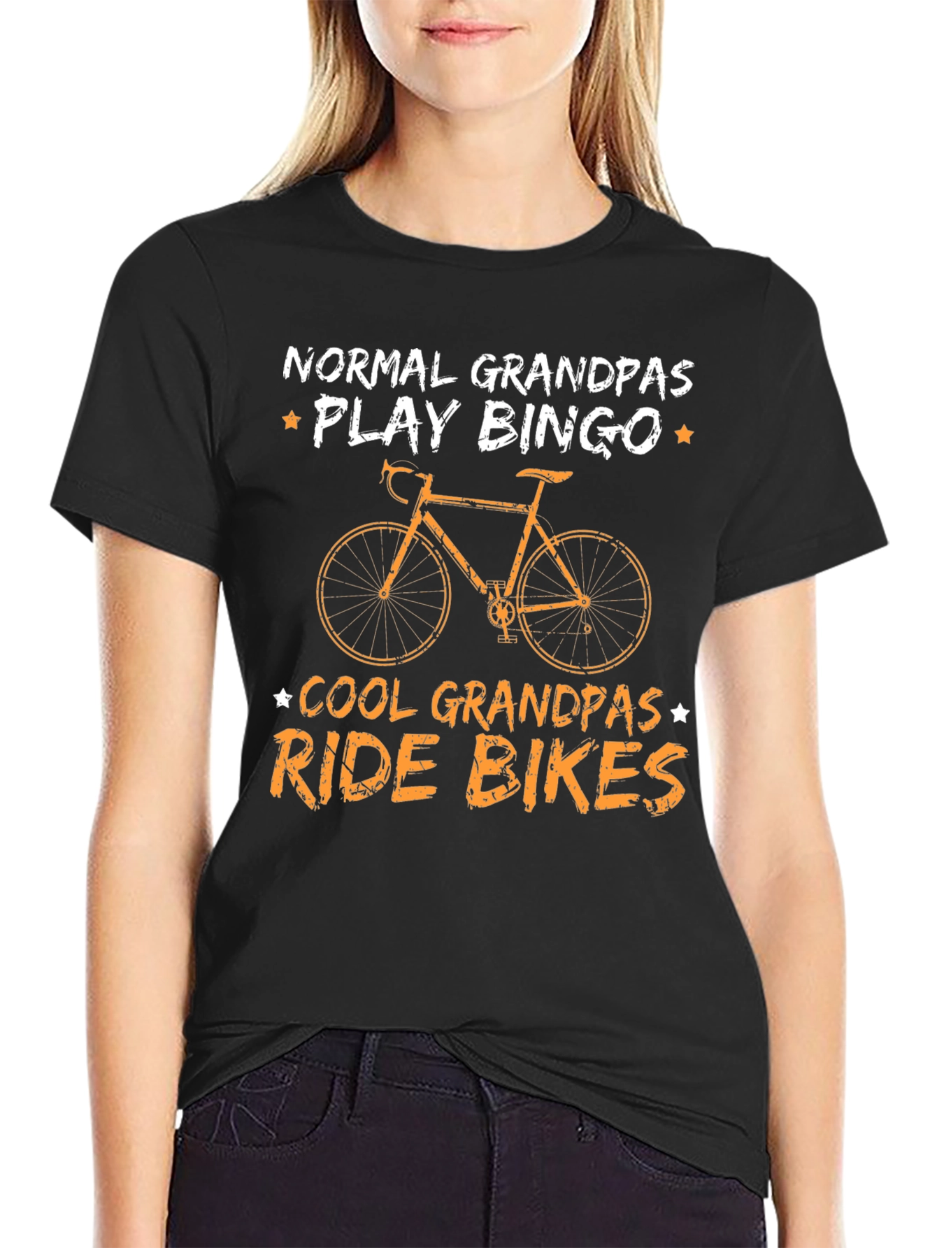 Cool Grandpas Ride Bikes T-Shirt