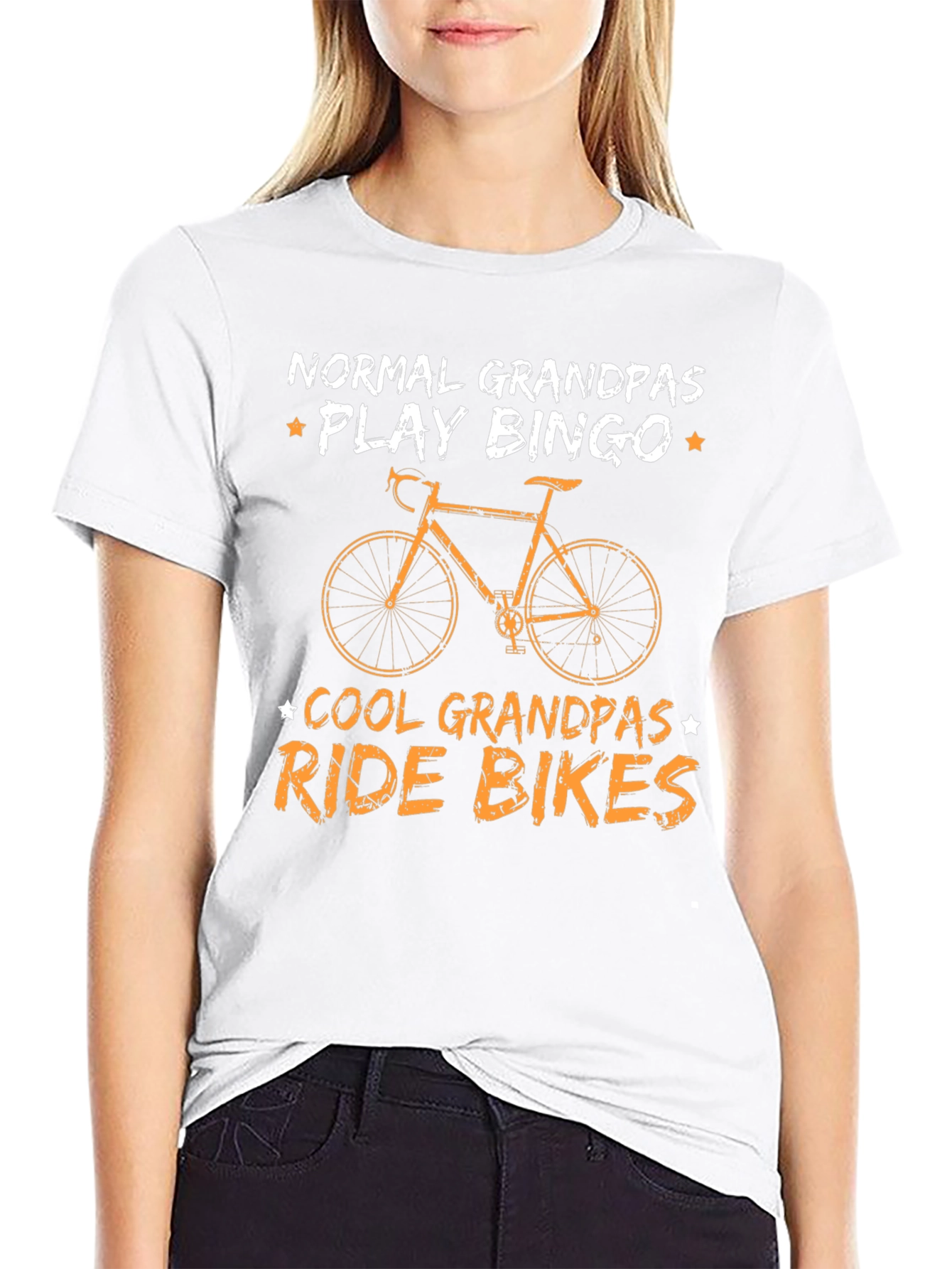 Cool Grandpas Ride Bikes T-Shirt